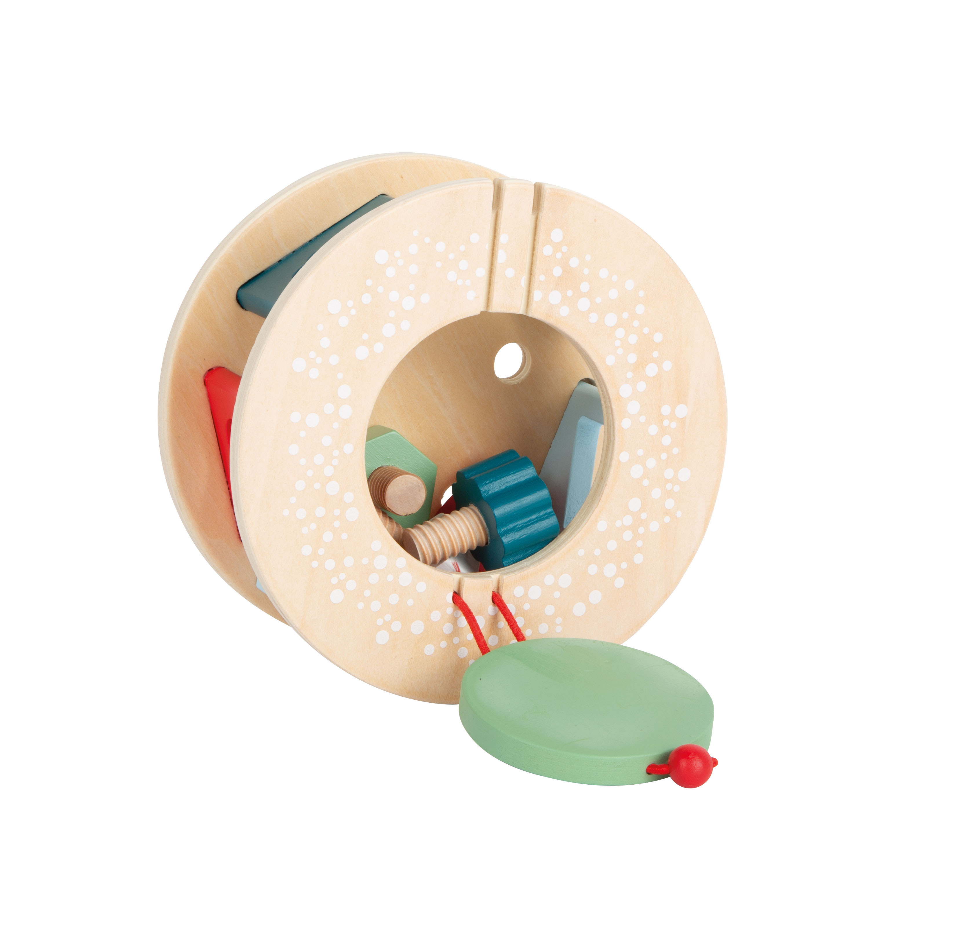 Nachzieh-Stecktier Schnecke für Kinder