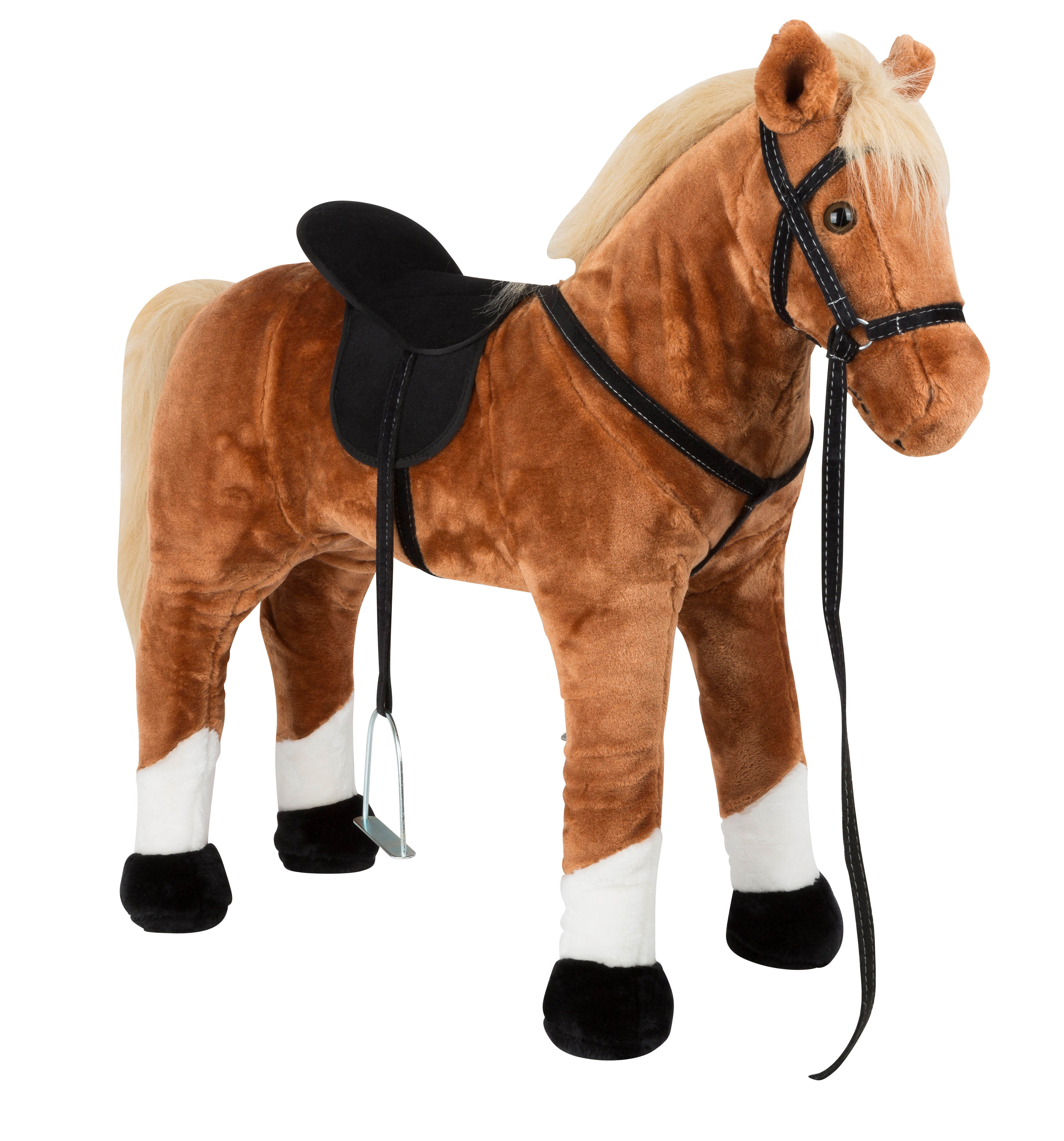 Stehpferd aus Plüsch zum Spielen