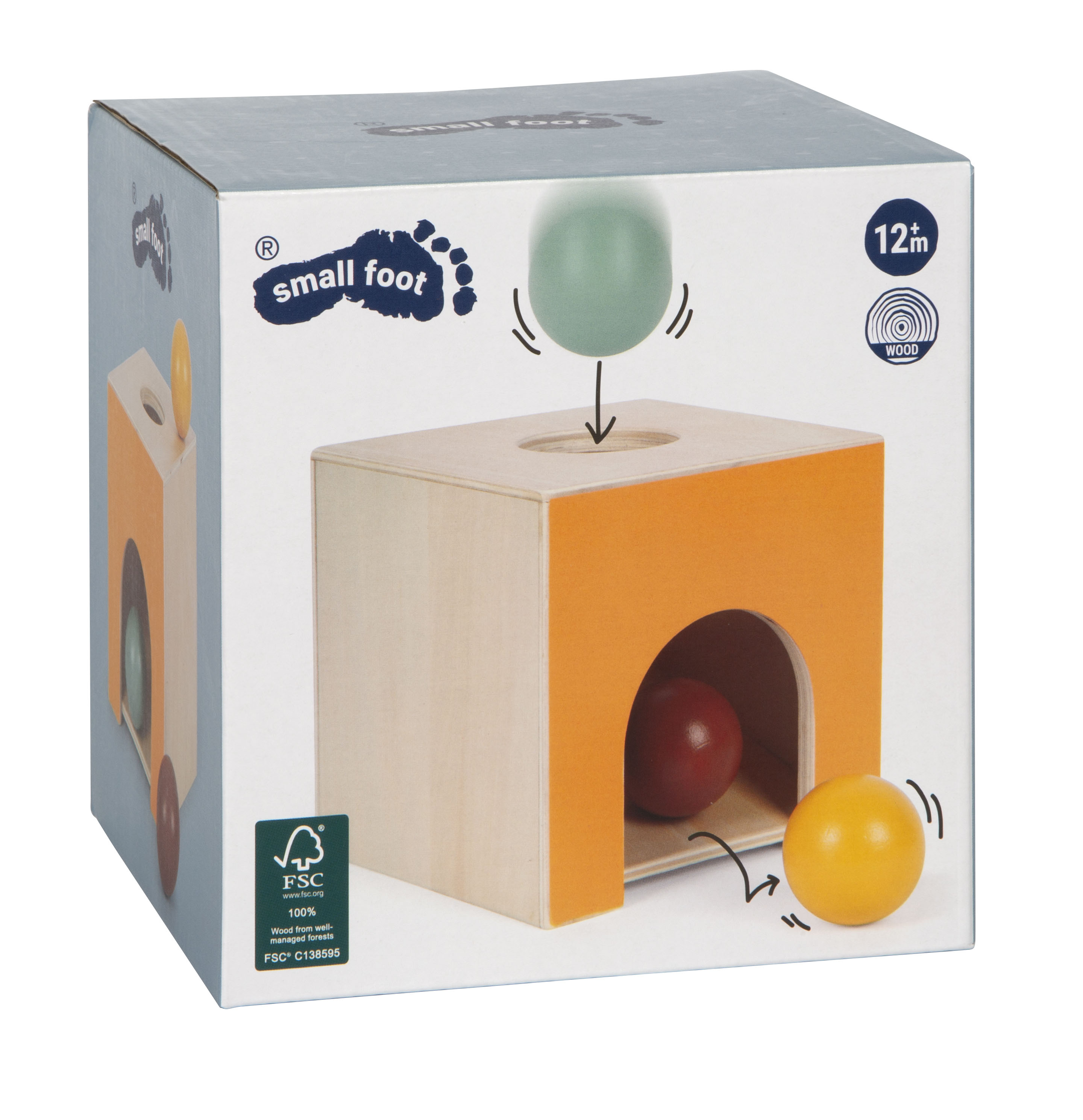 Montessori Kugelkasten Verpackung