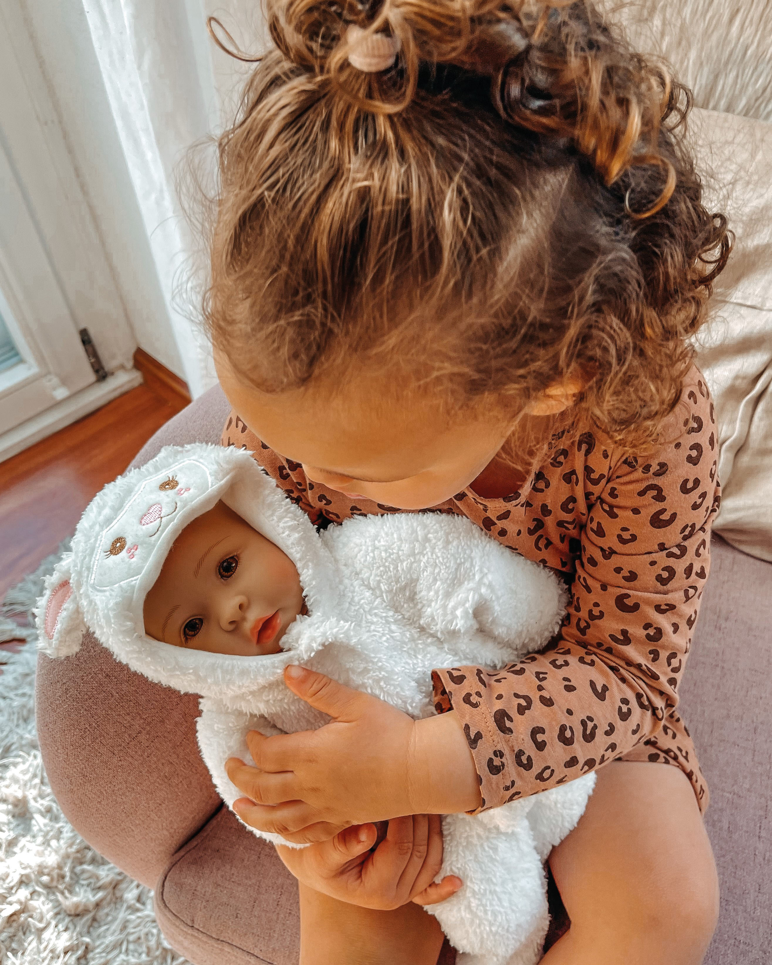 Babypuppe Lämmchen für Kinder