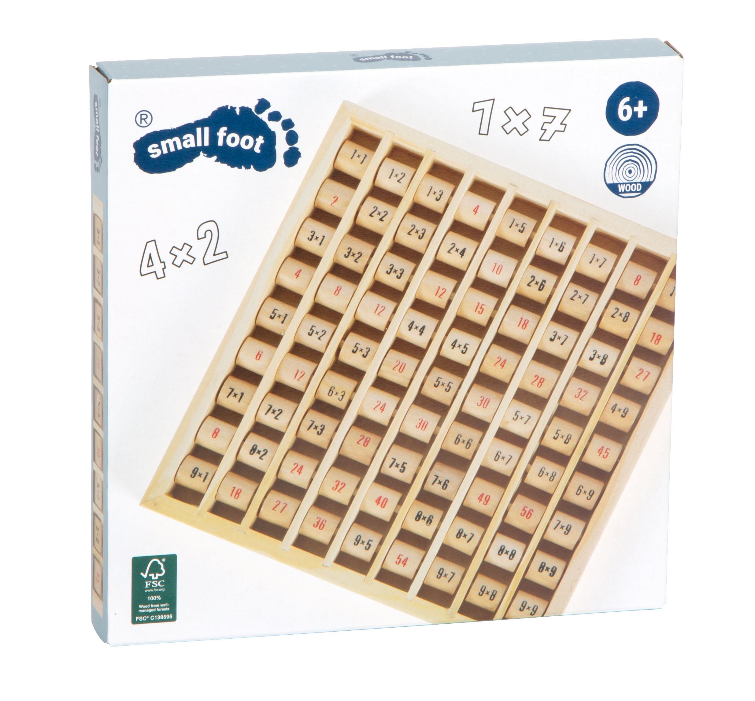 Verpackung von Rechenspiel zum Multiplizieren