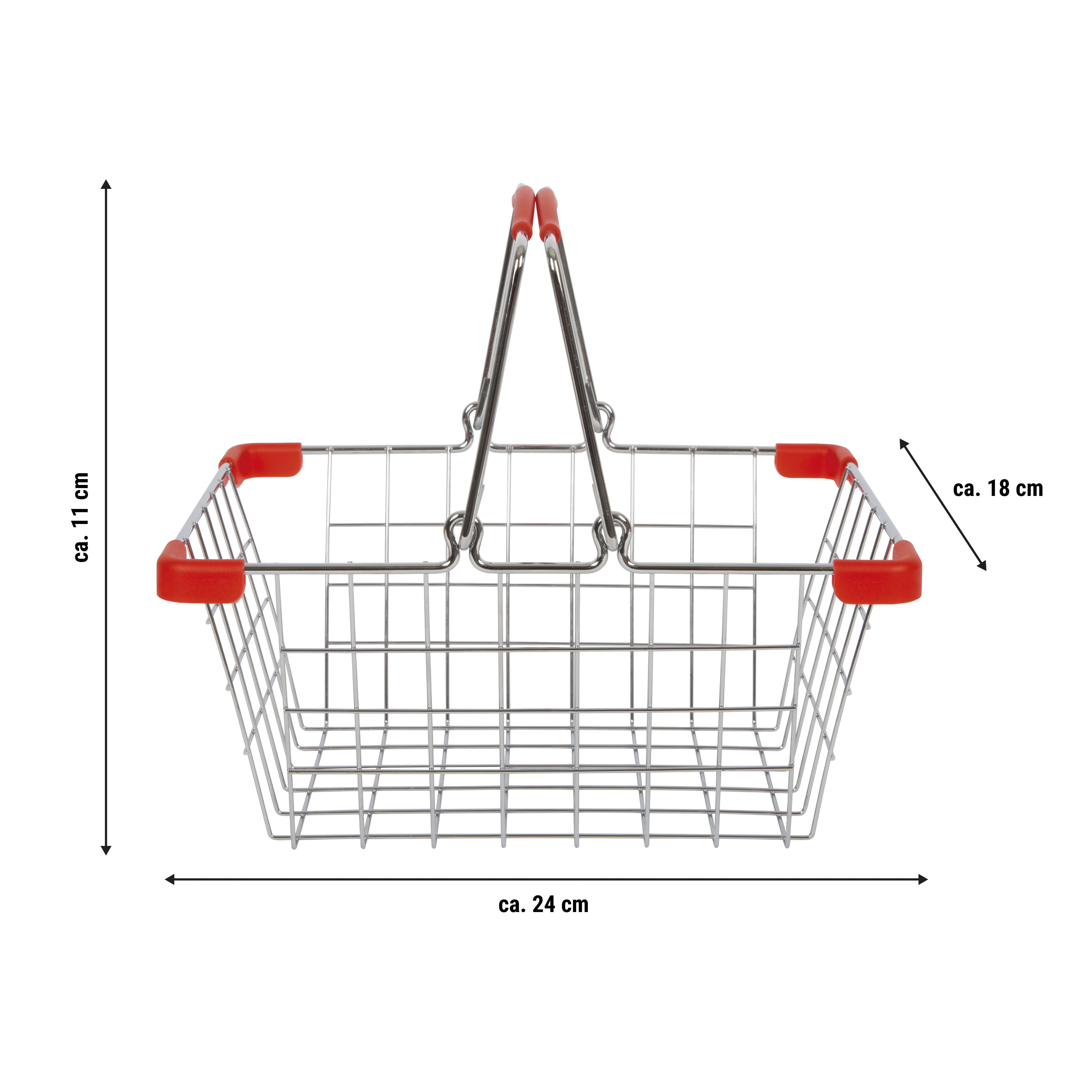 Einkaufskorb Metall Skizze