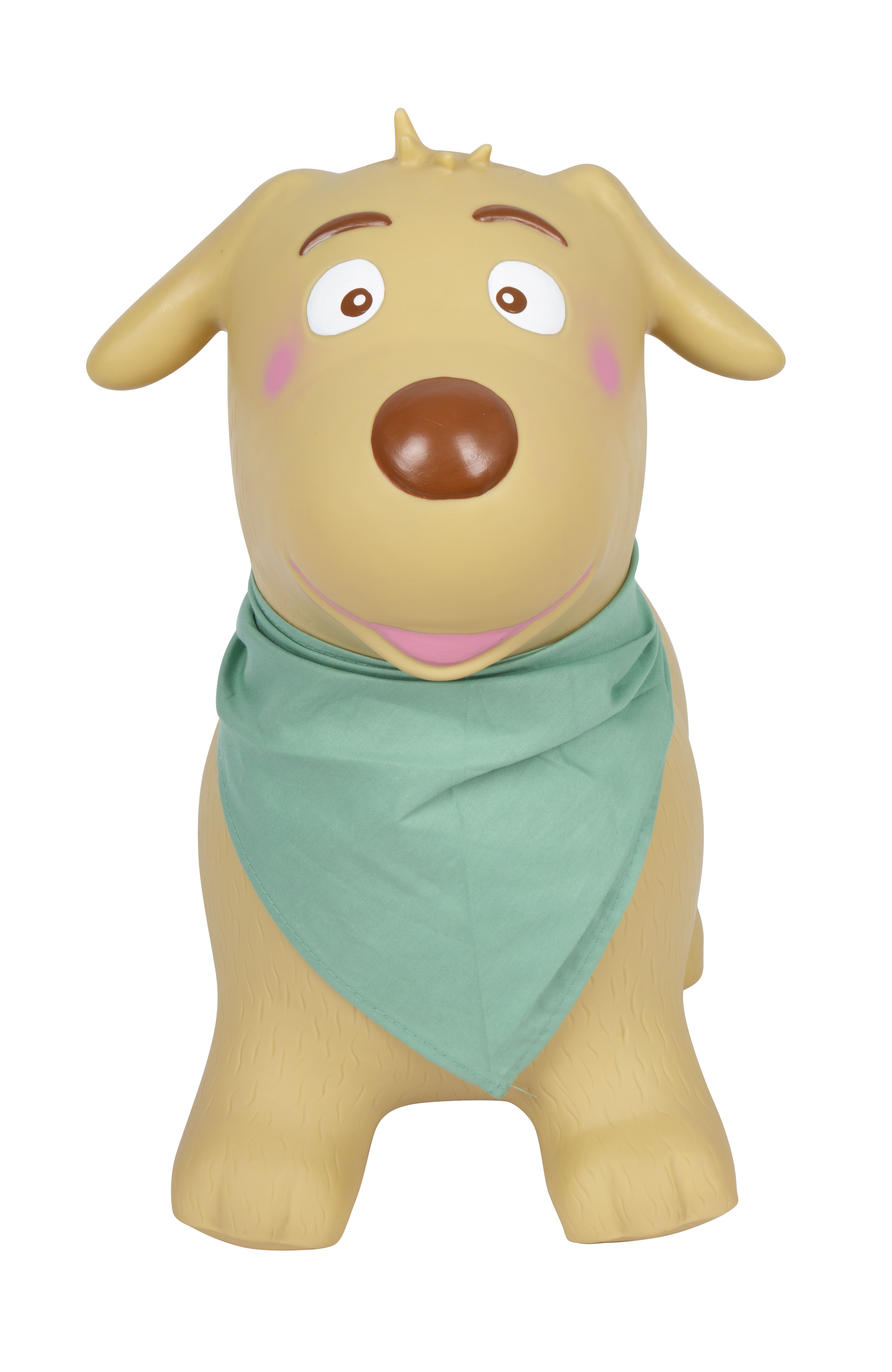 Hüpftier Hund frontal, Schlappohren Griff