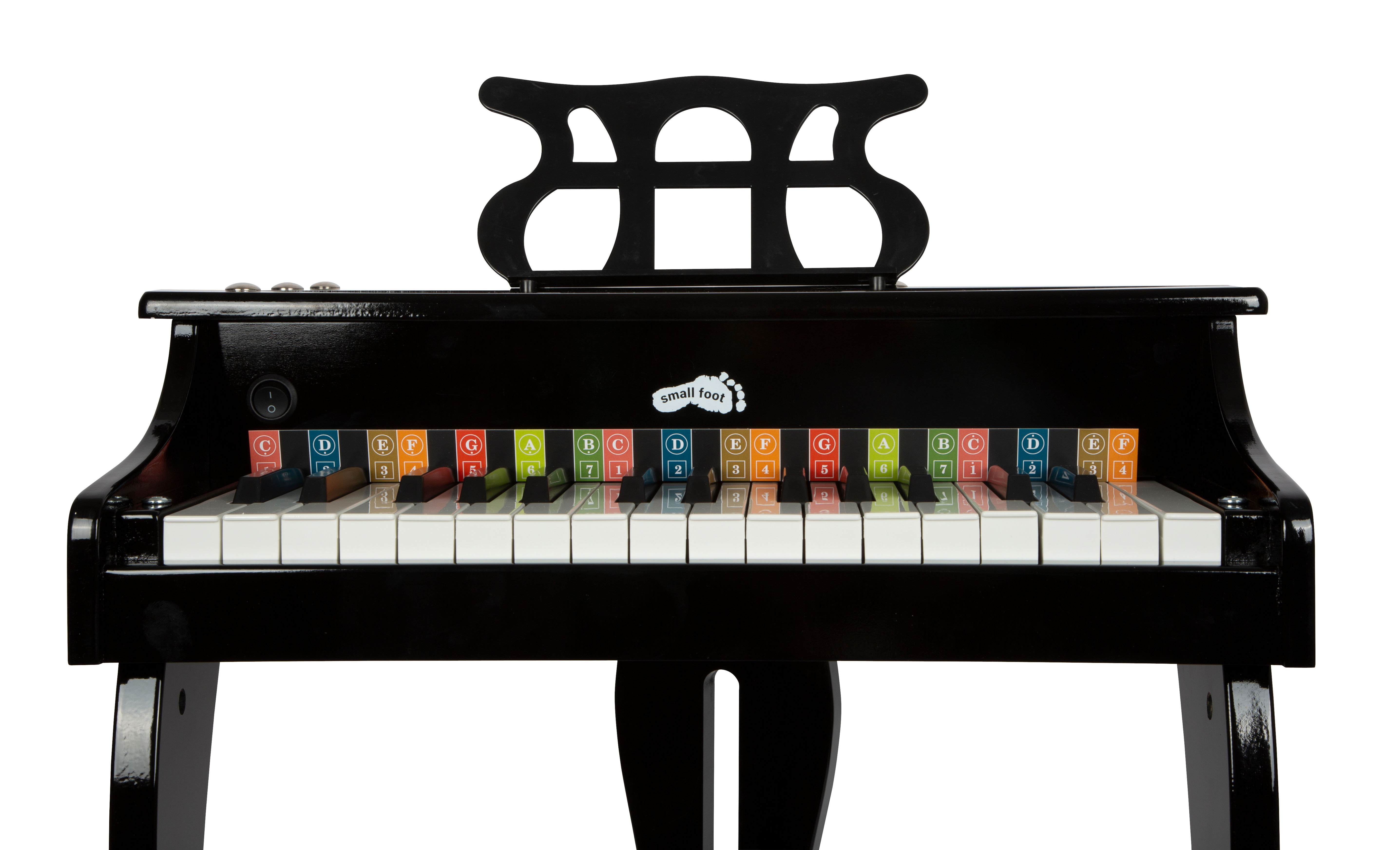 Maßstabsskizze vom Kinder-Piano