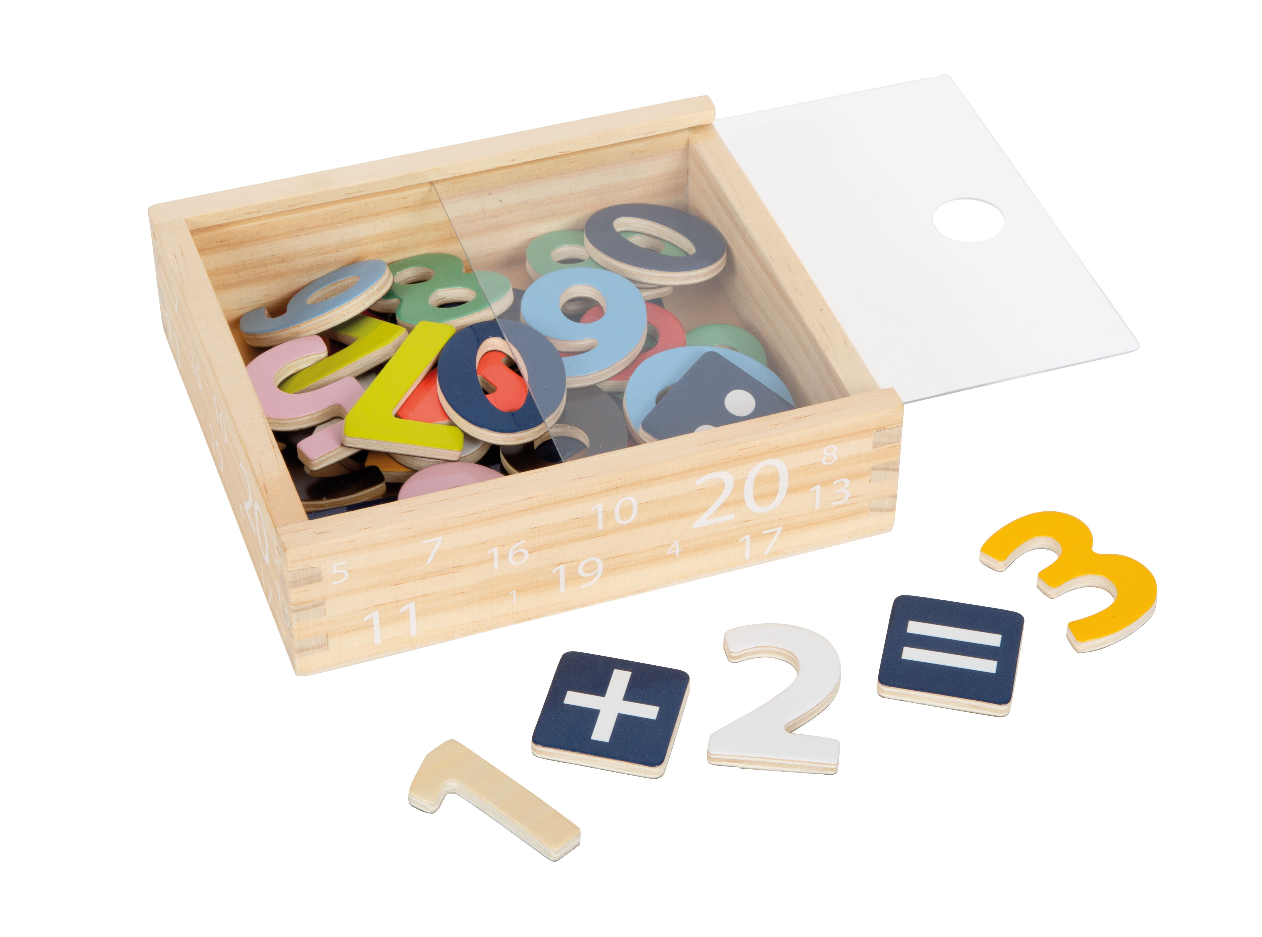 Bunte Magnetzahlen „Educate“ für Kinder
