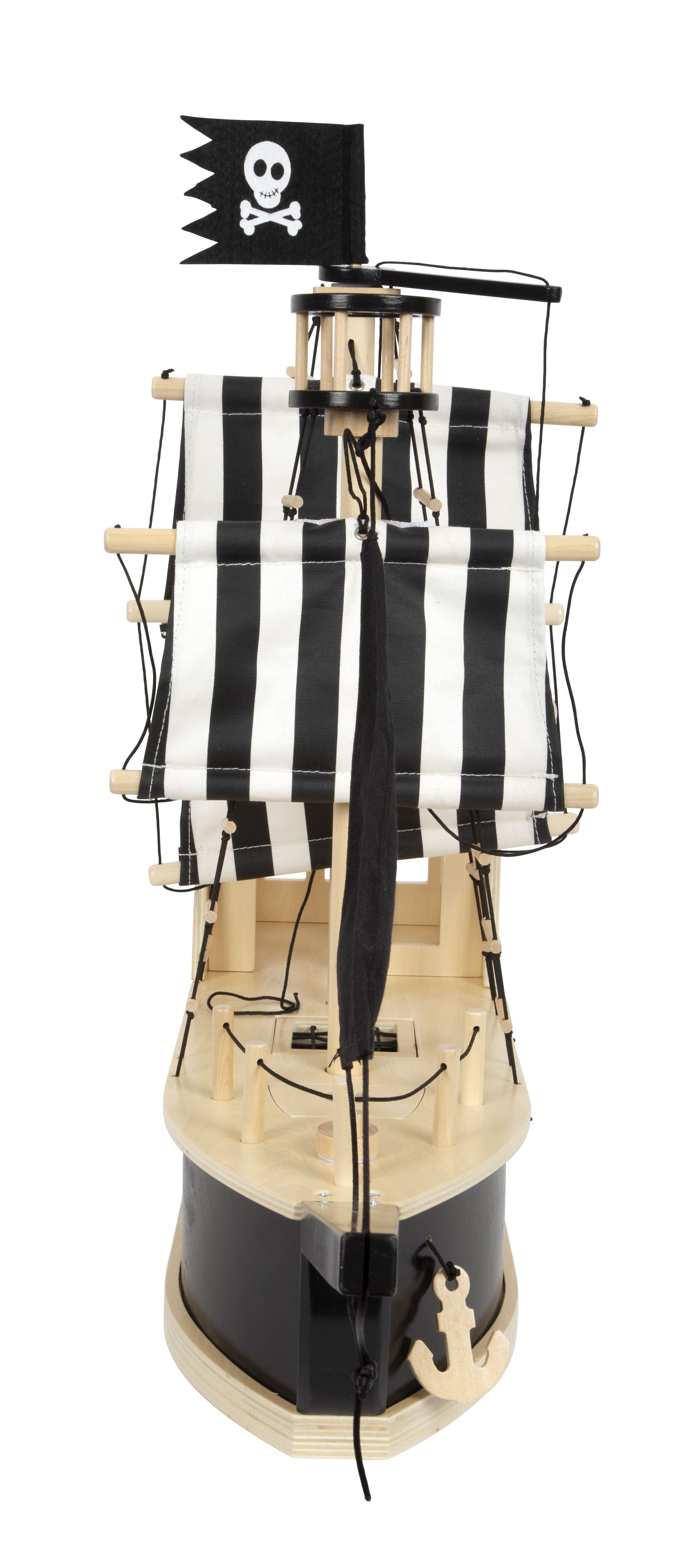 Piratenschiff zum Spielen mit Segeln