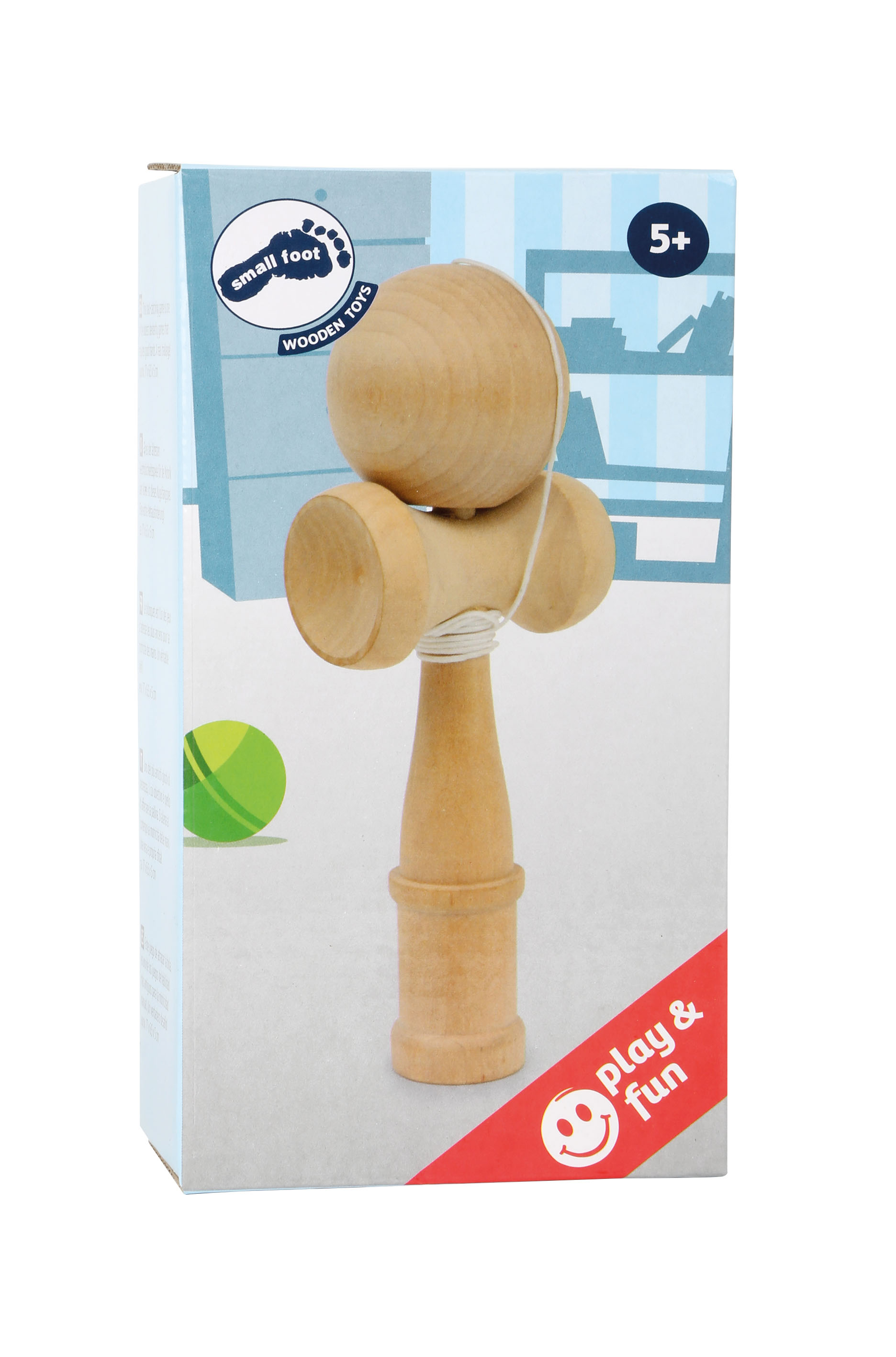 Kugelfangspiel Kendama Natur für Kinder