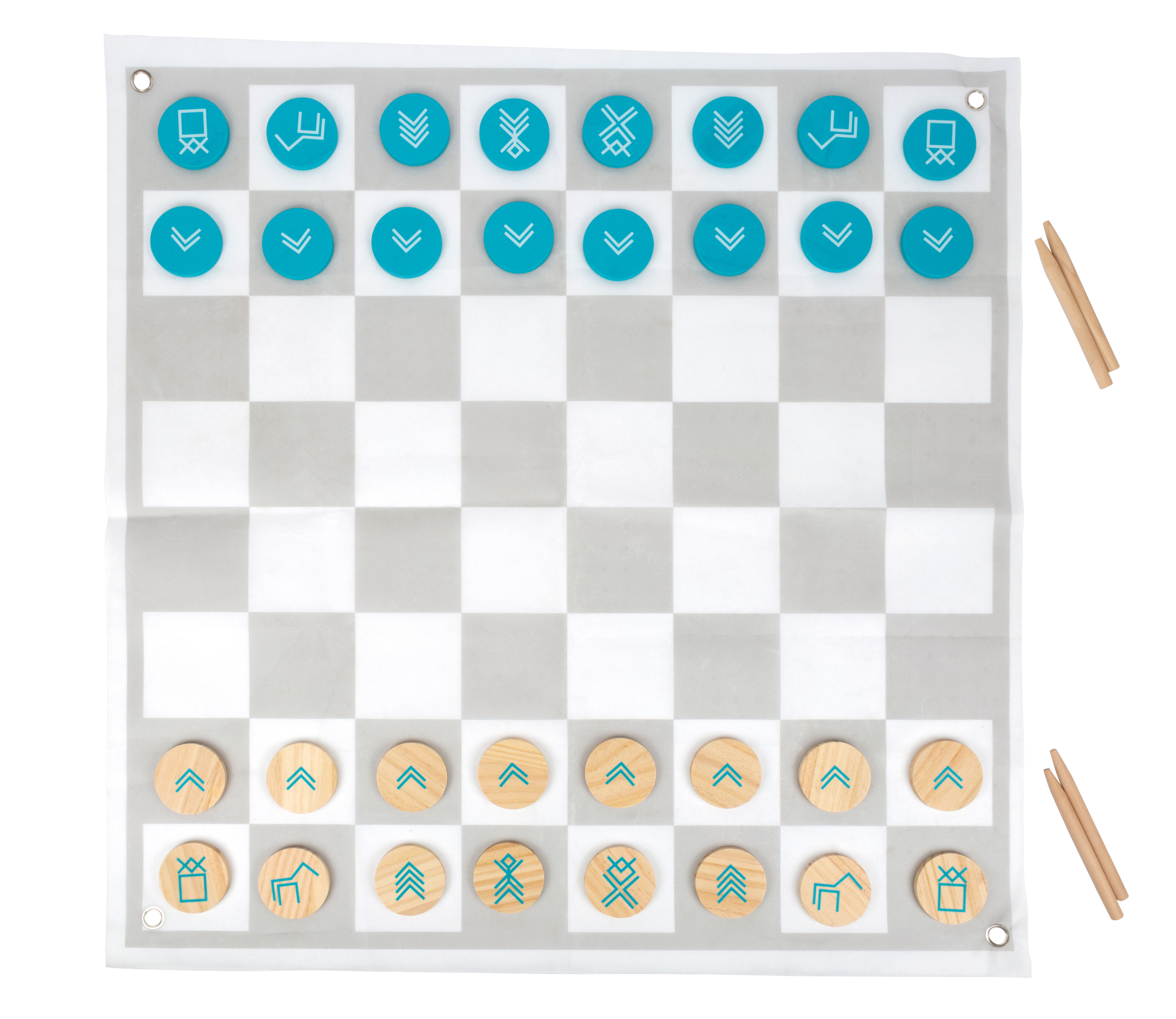 Dame und Schach XXL „Active“ für Kinder