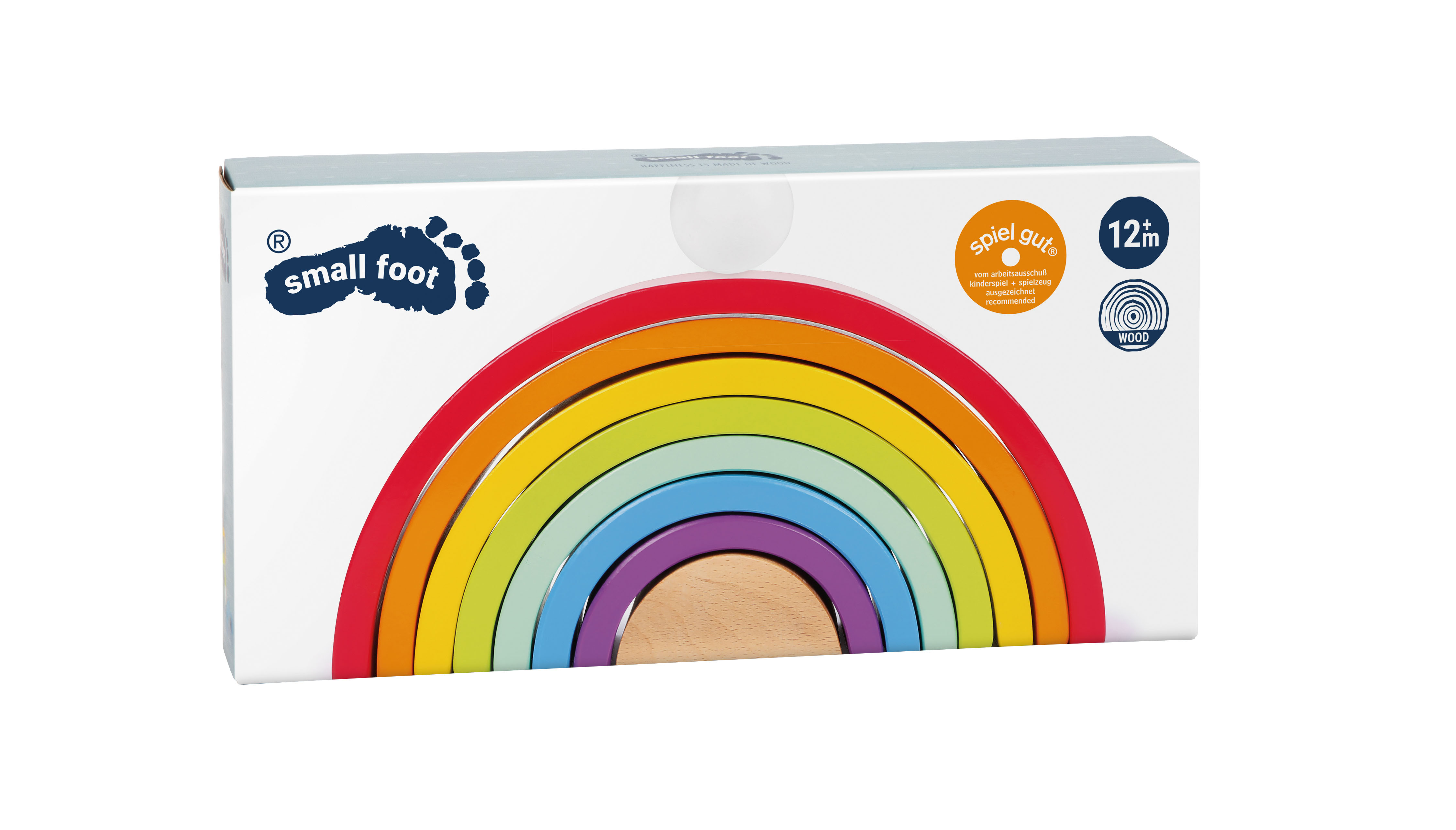 Holzbausteine Großer Regenbogen für Kinder