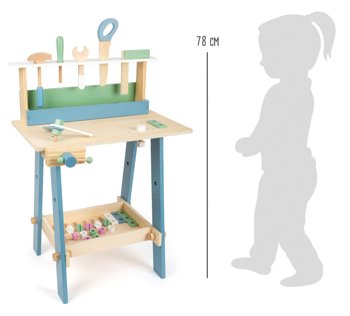 Werkbank „Nordic“ für Kinder