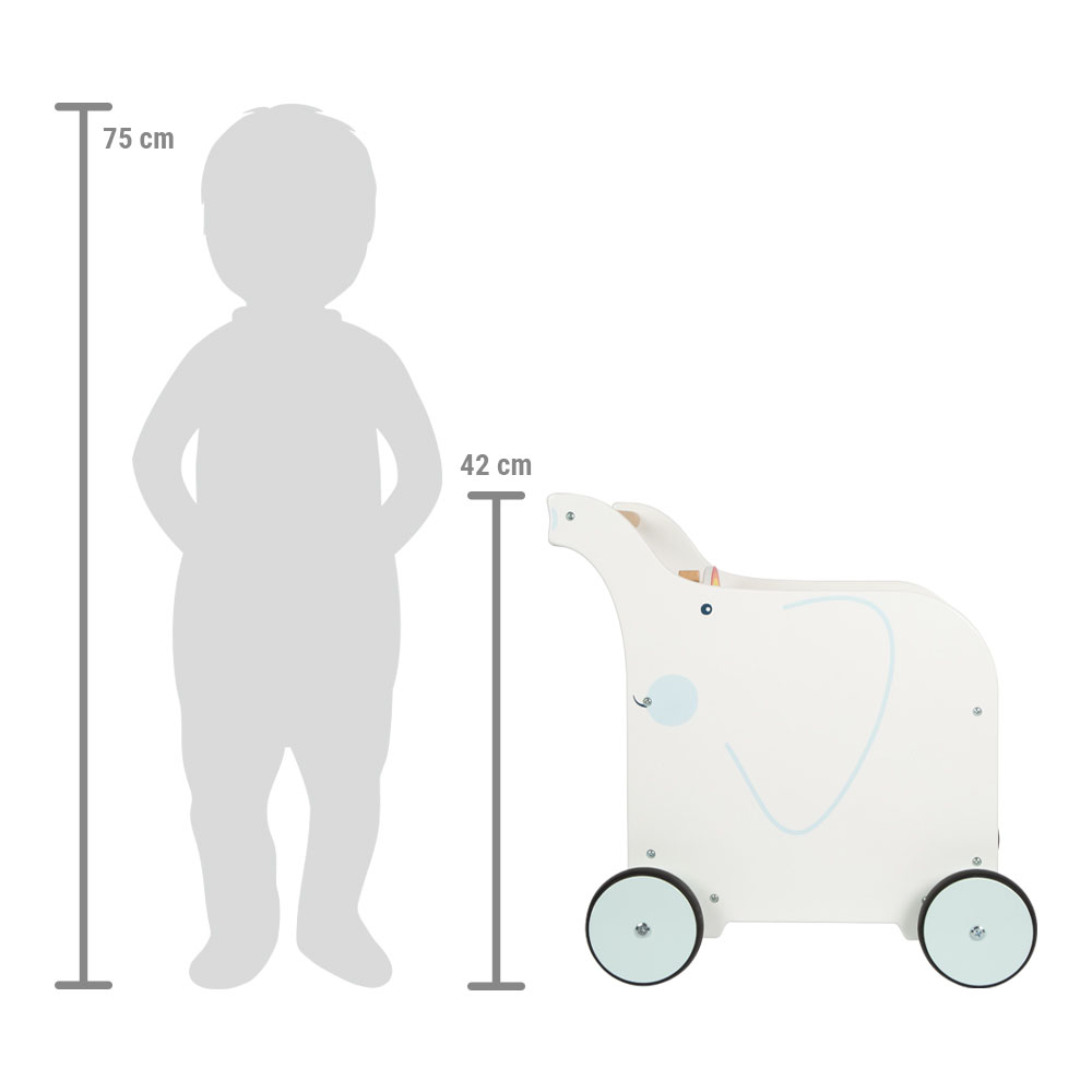 Lauflernwagen Spielzeugbox Elefant für Kinder