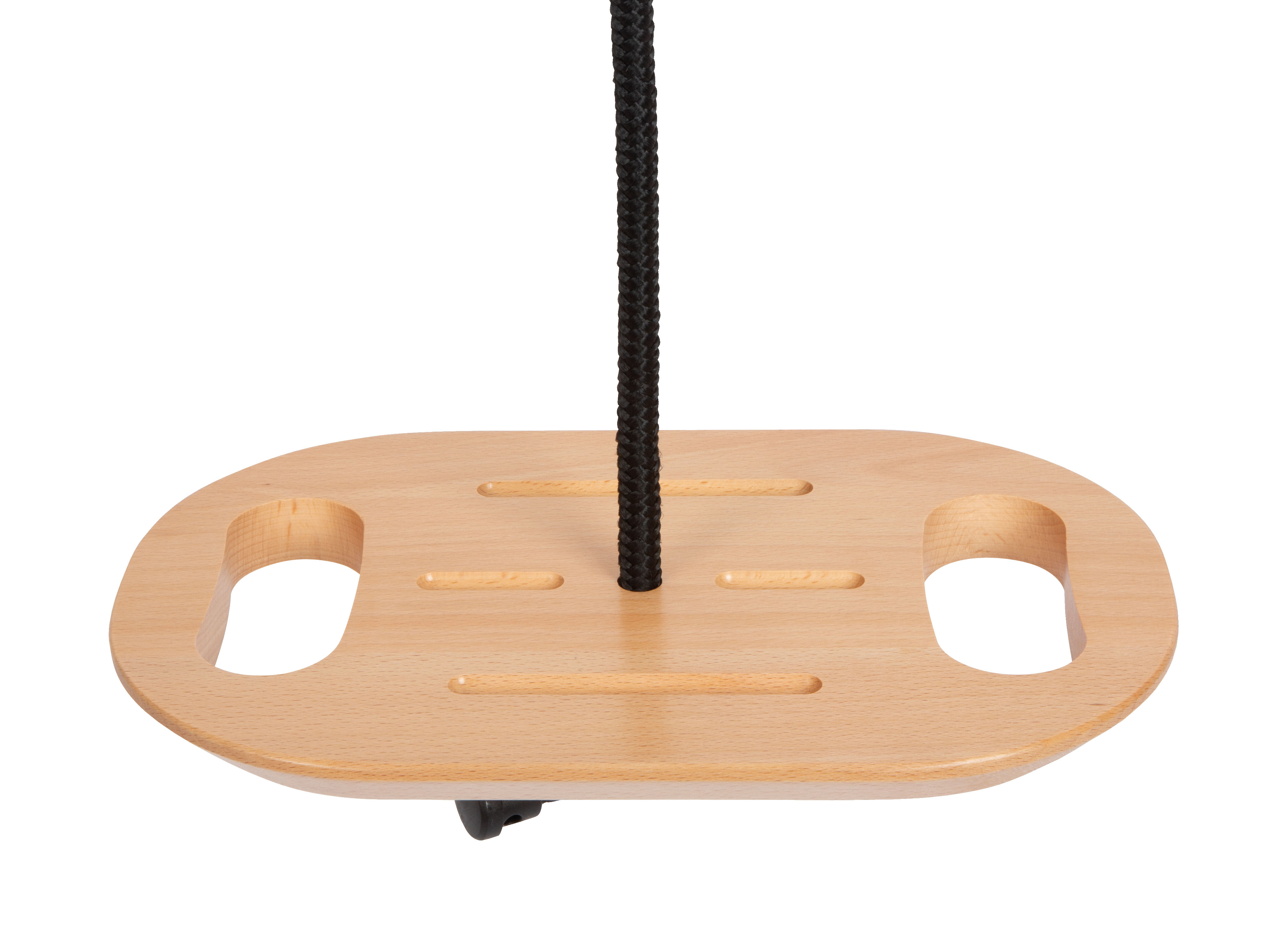 Tellerschaukel aus Holz mit Griffen