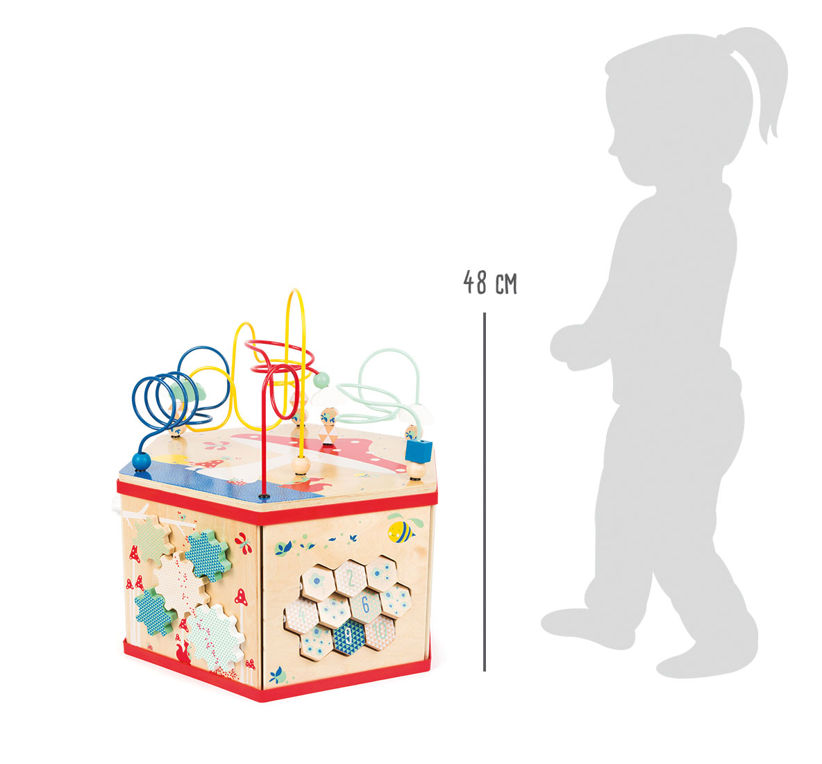 Motorikwürfel XL „Move it!“ für Kinder