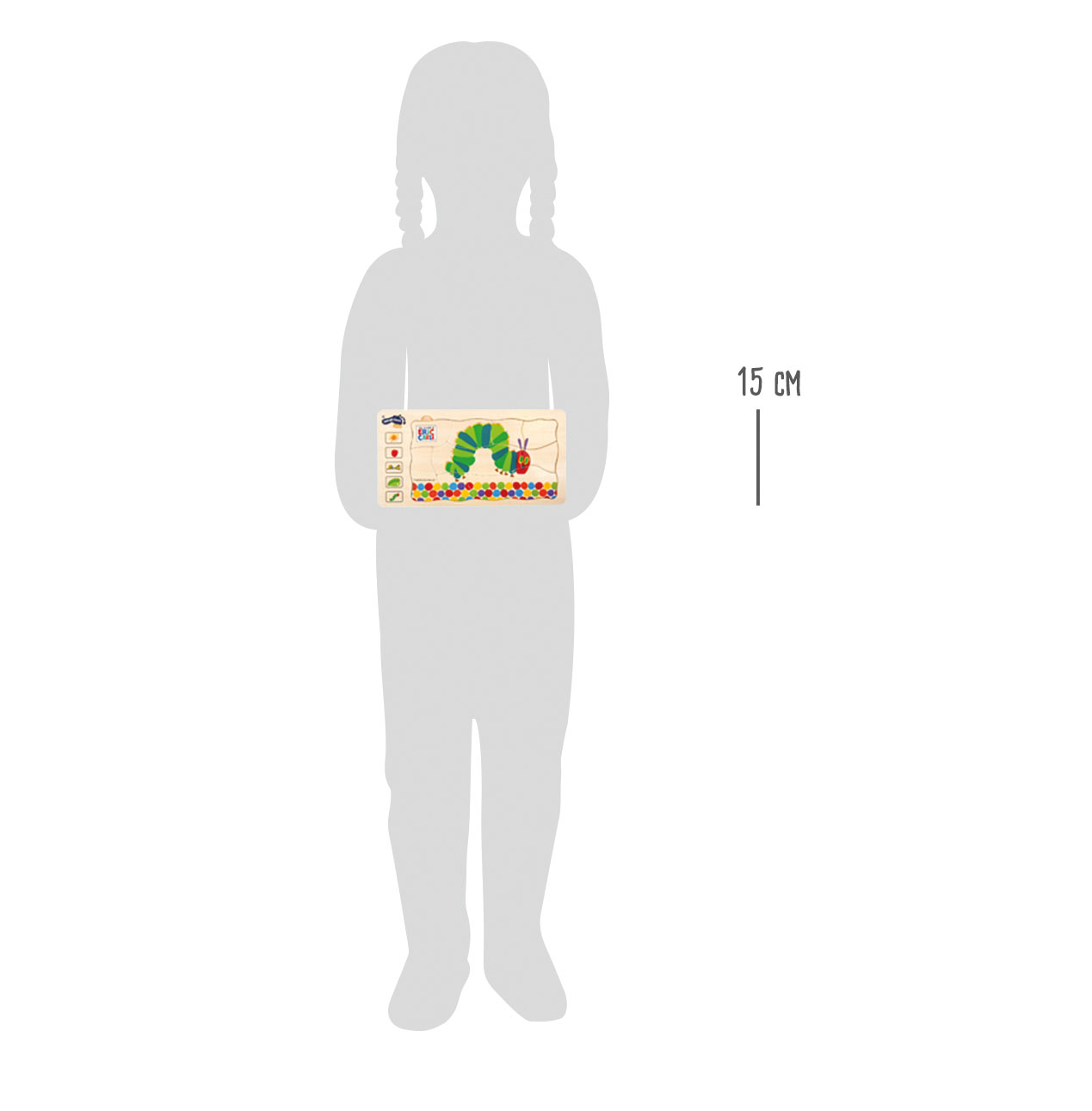 Raupe Nimmersatt Schichtenpuzzle für Kinder