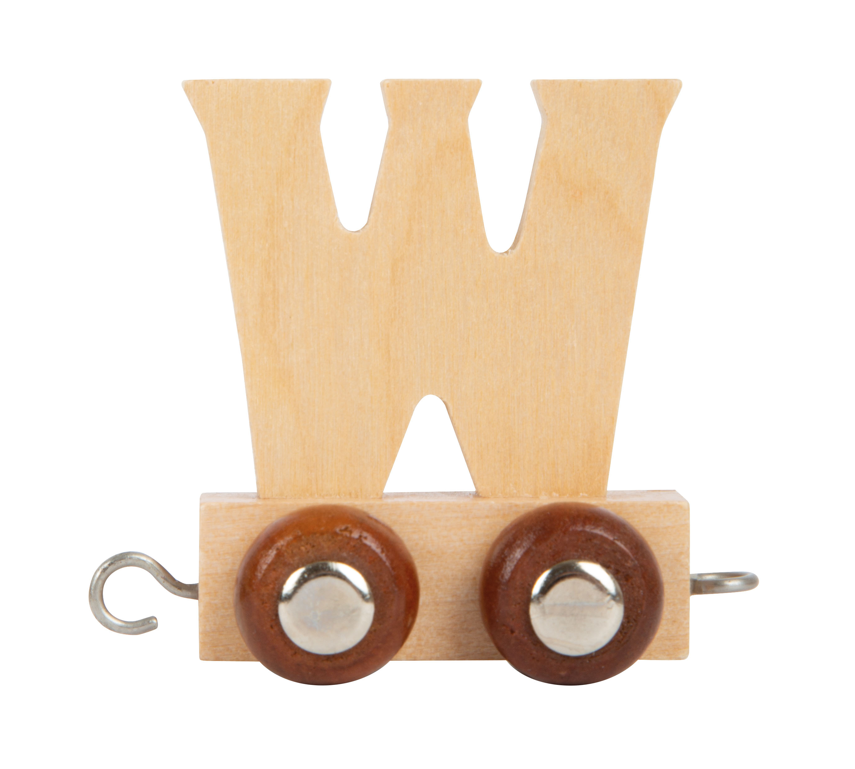 Buchstabenzug Holz W für Kinder