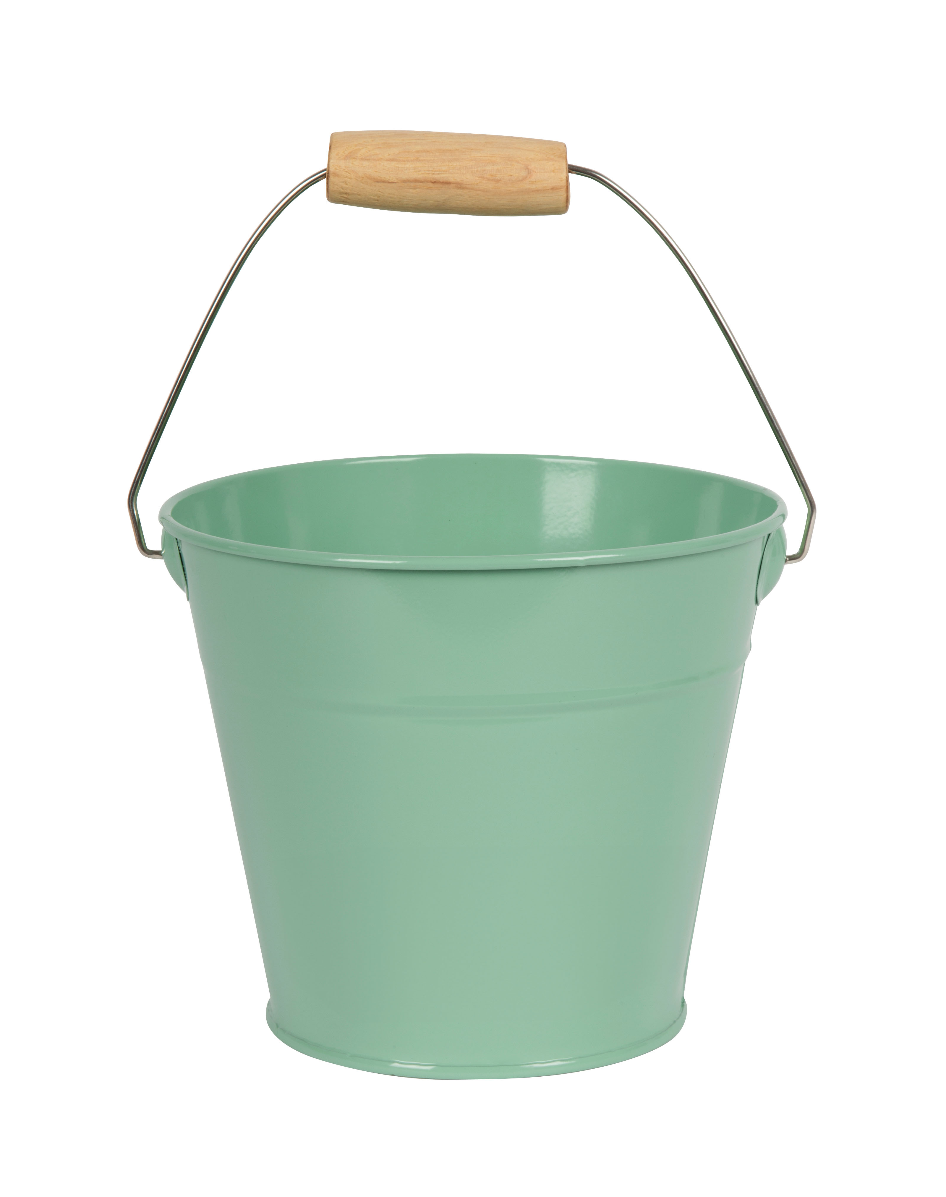 Eimer mit Holzgriff von Handschaufel-Set