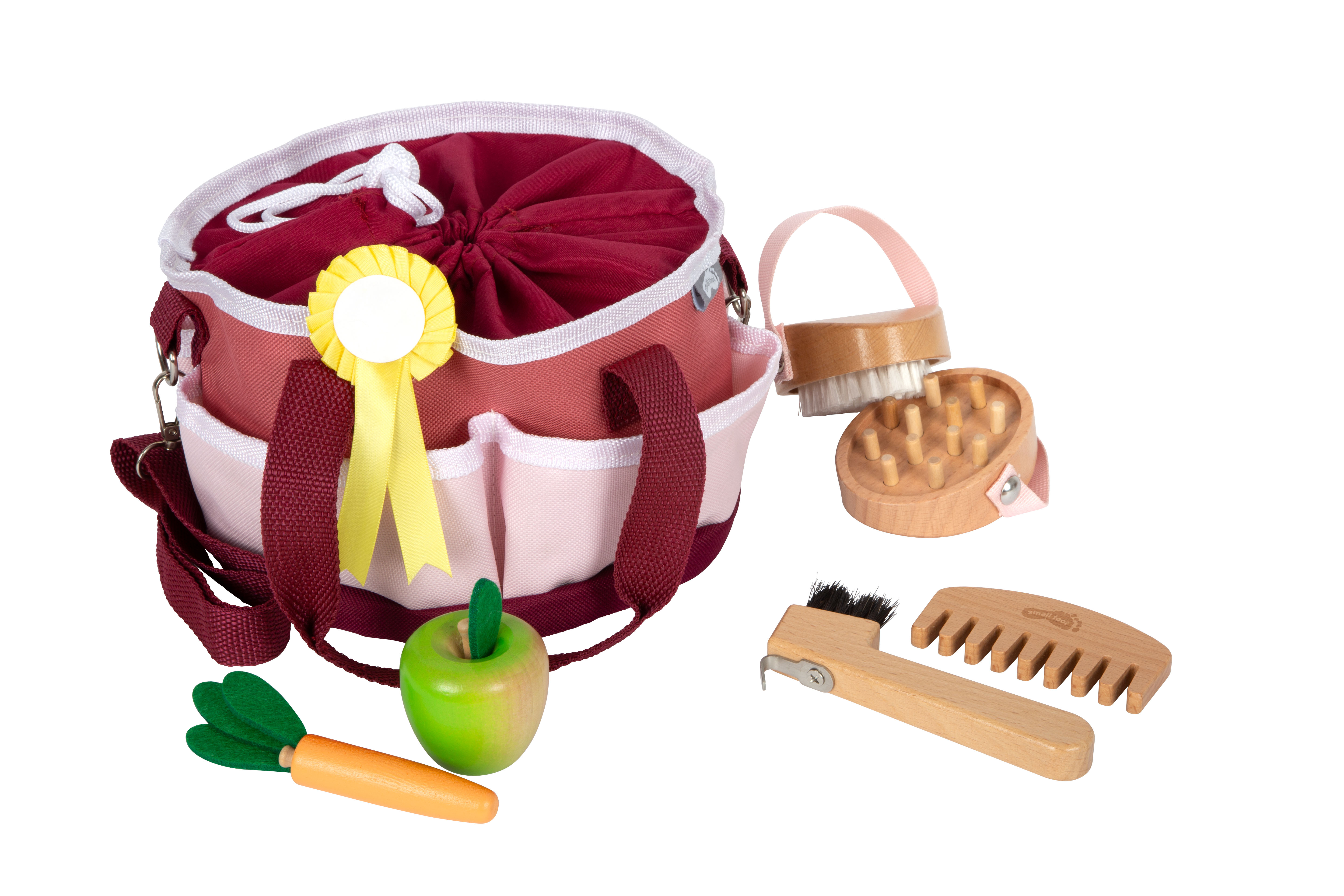 Tasche mit Pferdepflegeset, Zubehor, Tasche, Handtasche