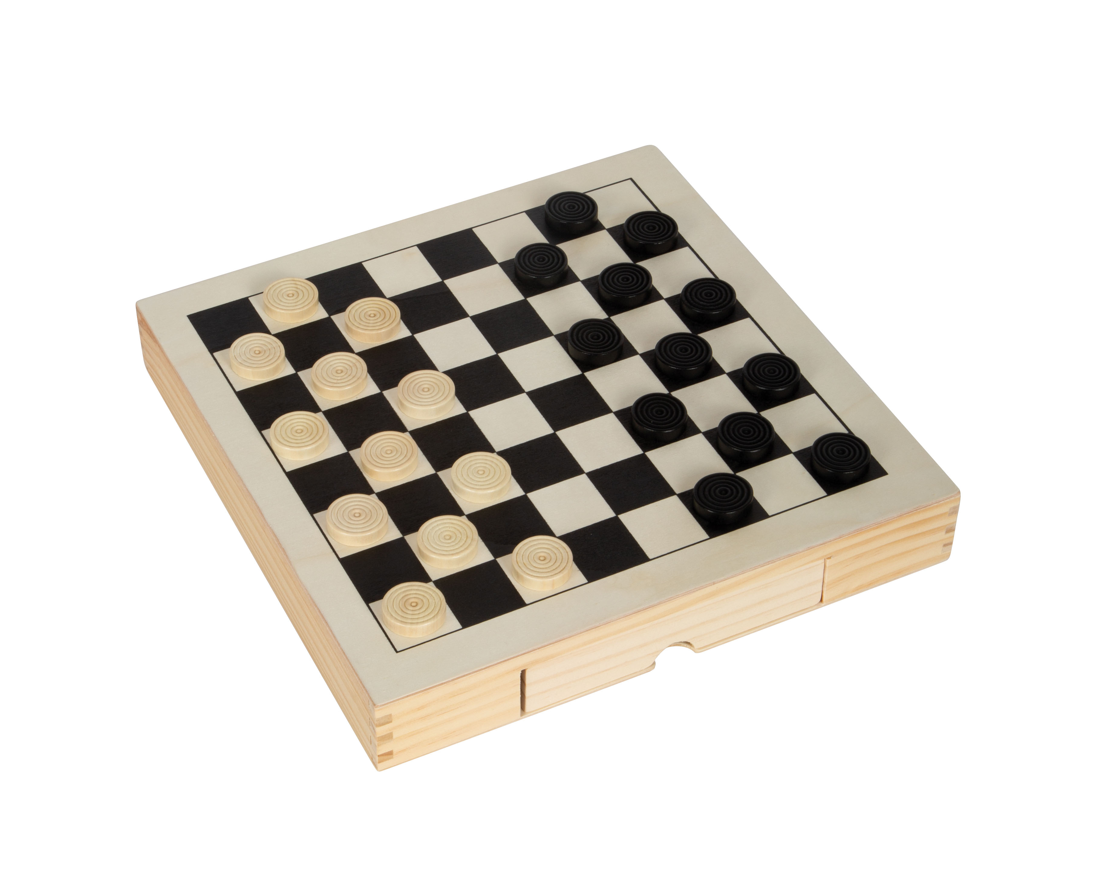 Chess, Draughts & Nine Men's Morris Game Set