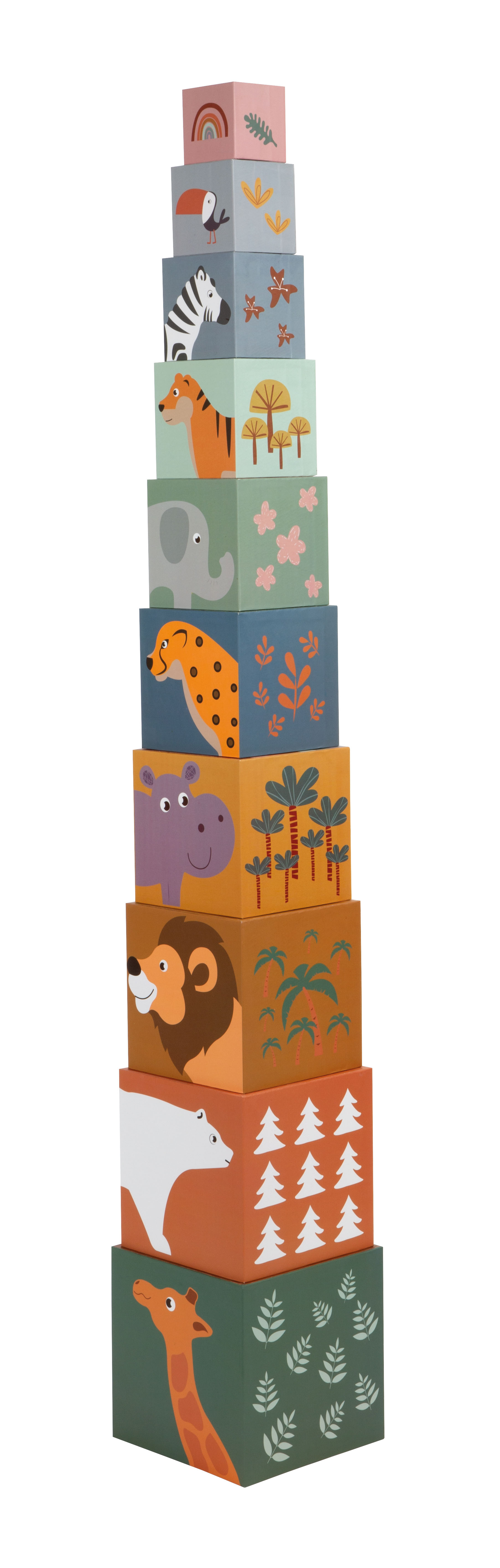 Stapelwürfel „Safari“ für Kinder