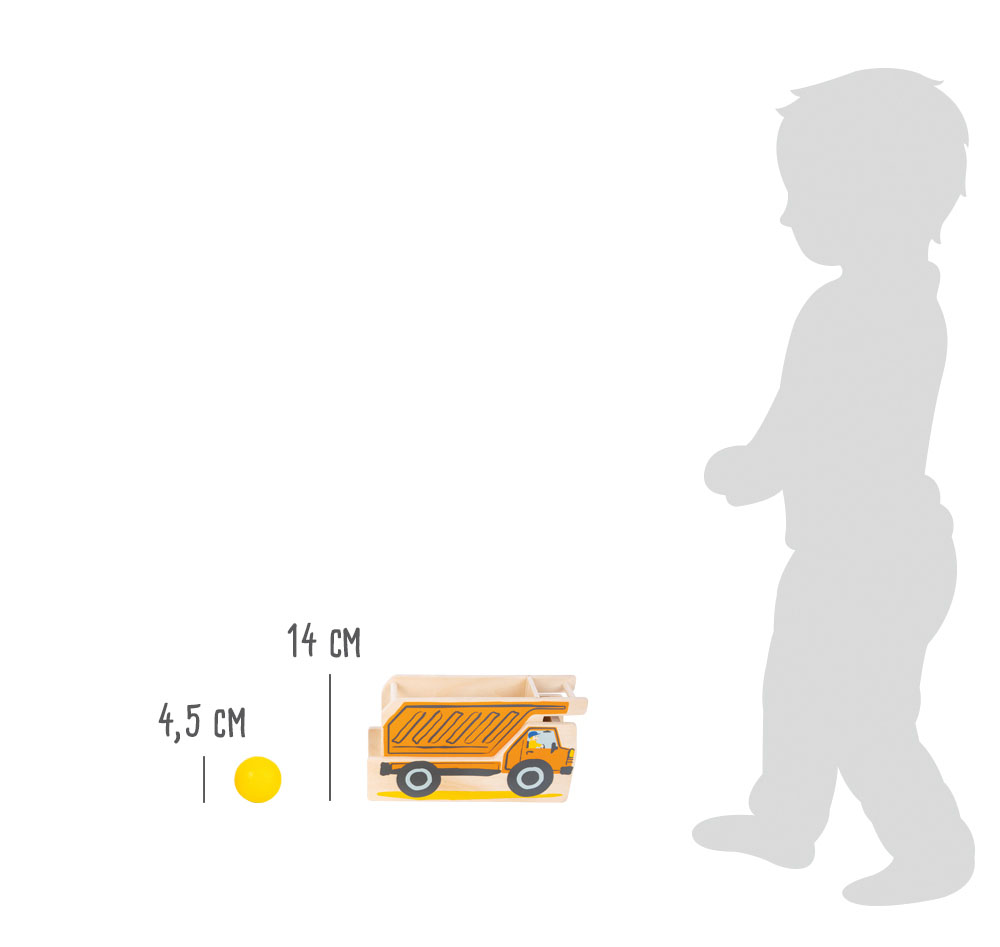 Kugelbahn Junior Baustelle für Kinder