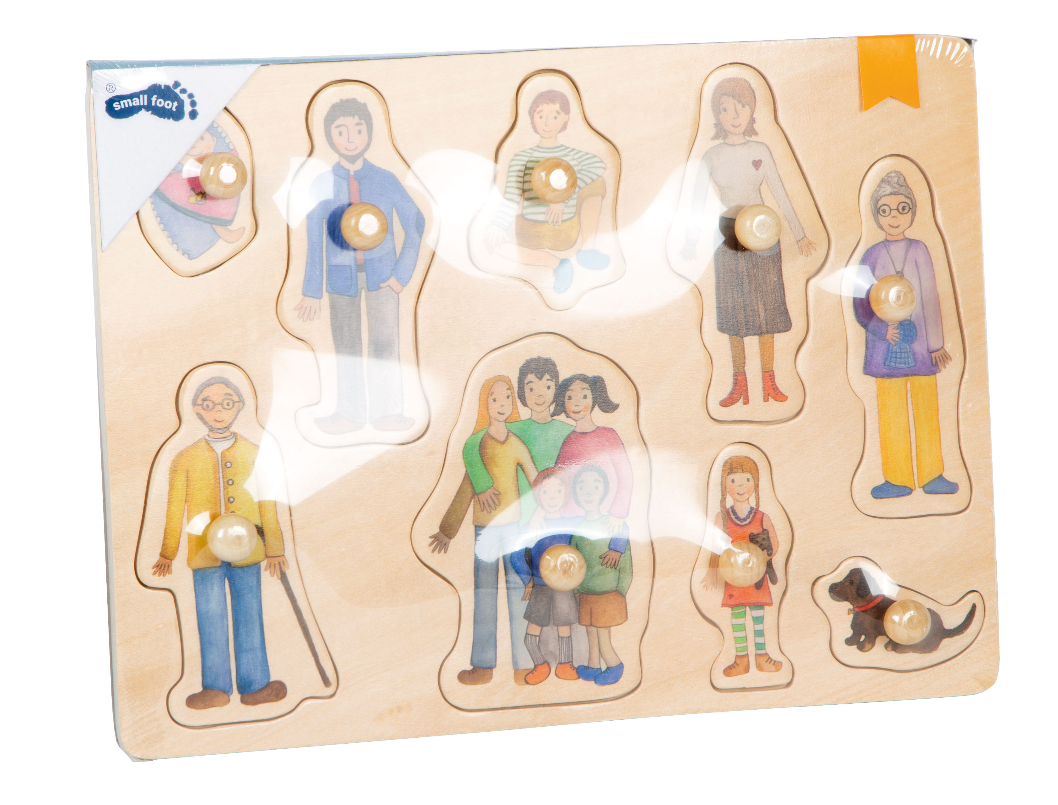 Setzpuzzle Familie und Freunde für Kinder