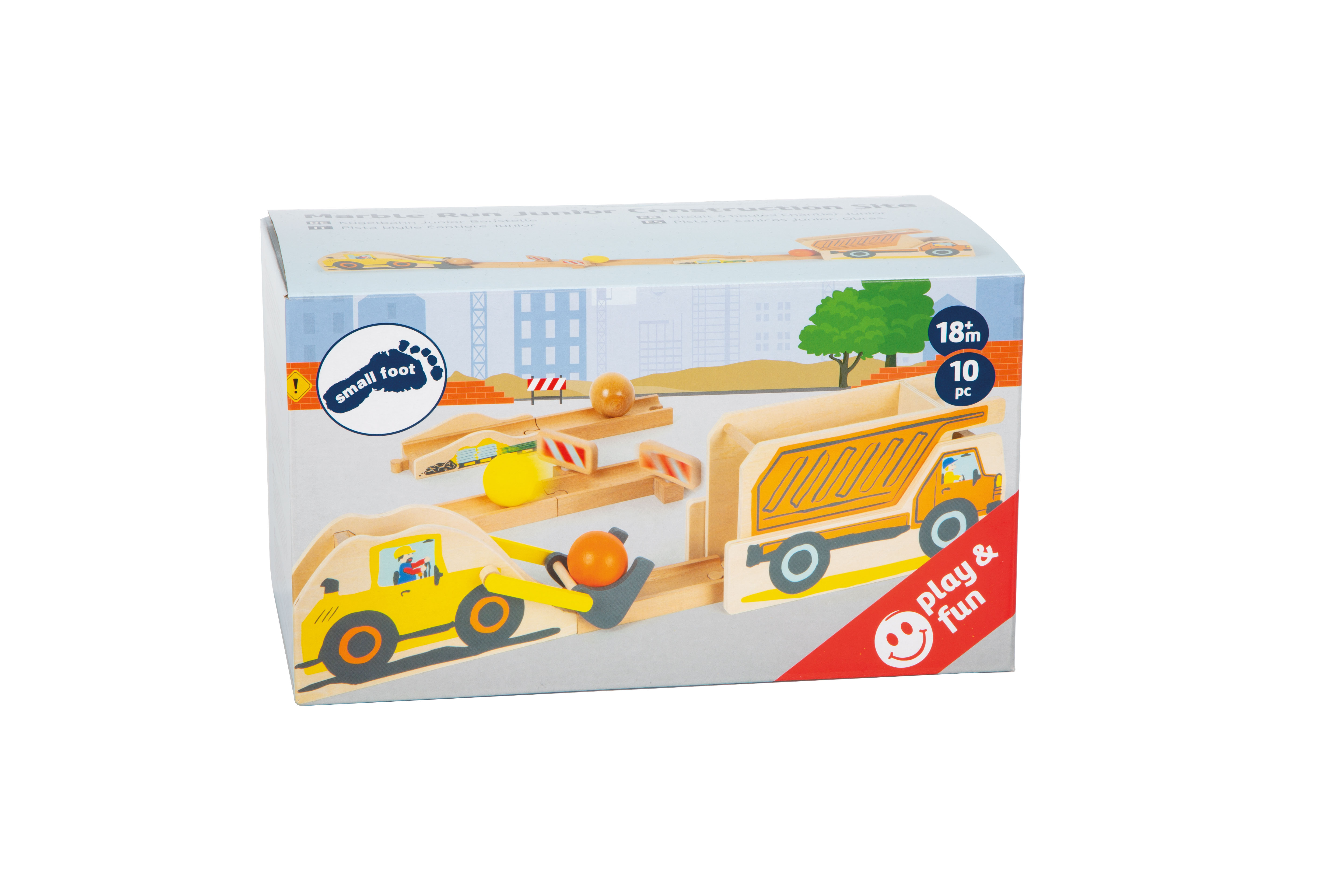 Kugelbahn Junior Baustelle für Kinder