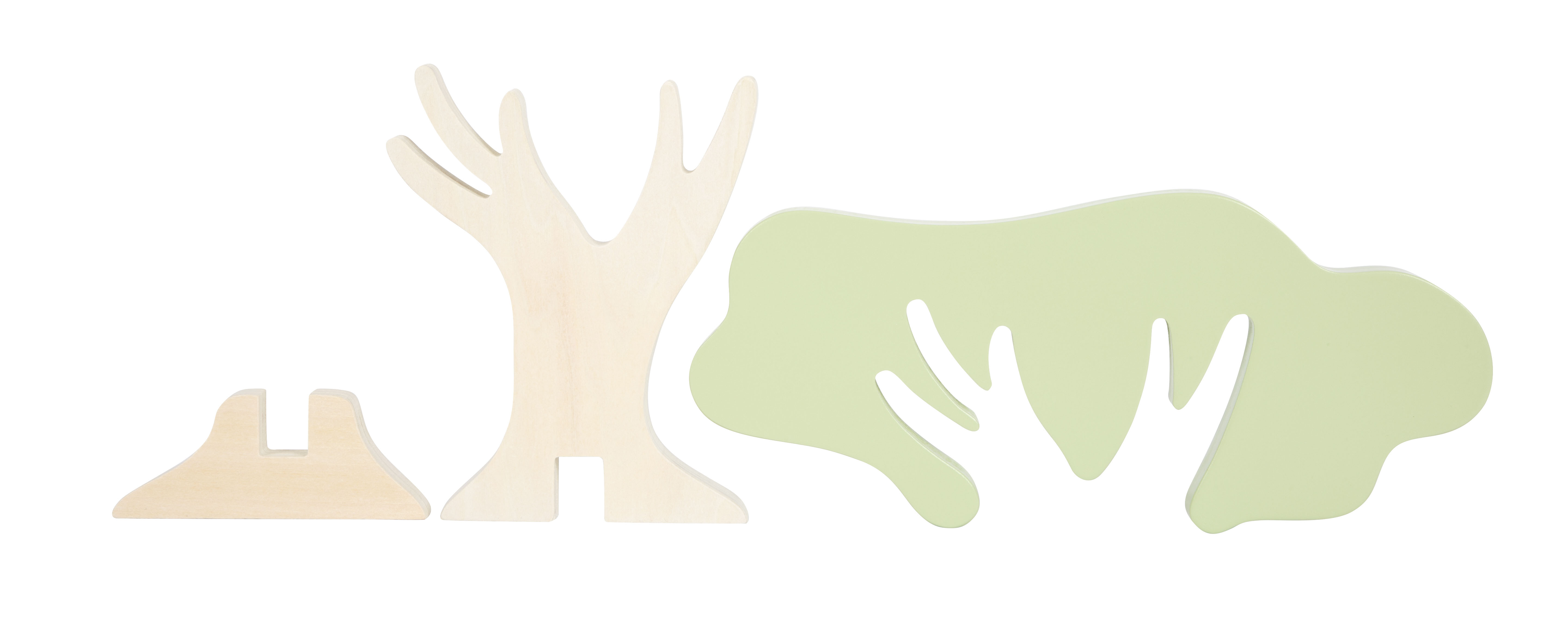 Baum aus Holz zum Zusammenbauen