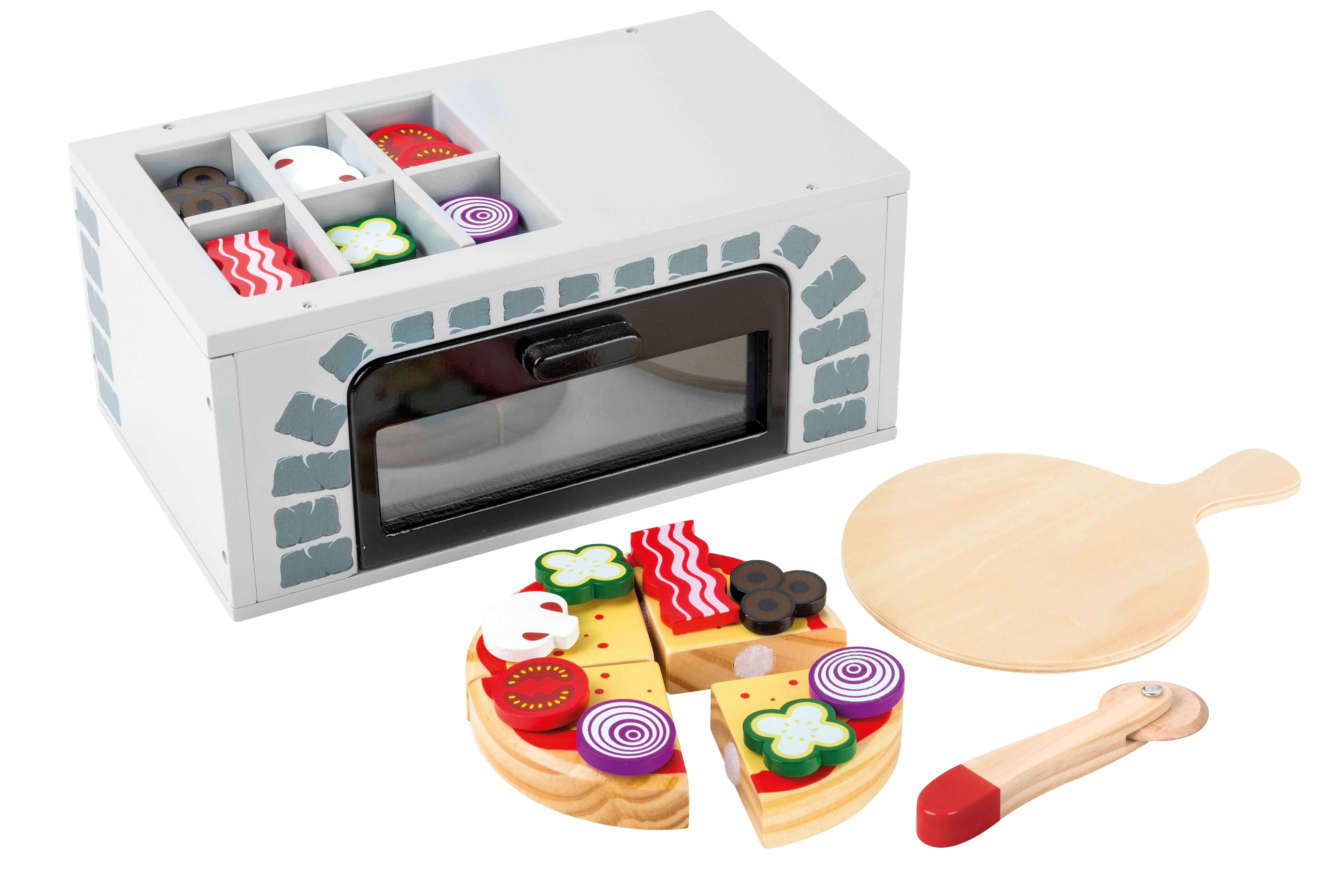 Pizzaofen aus Holz Inlusive Pizza zum selberbelegen