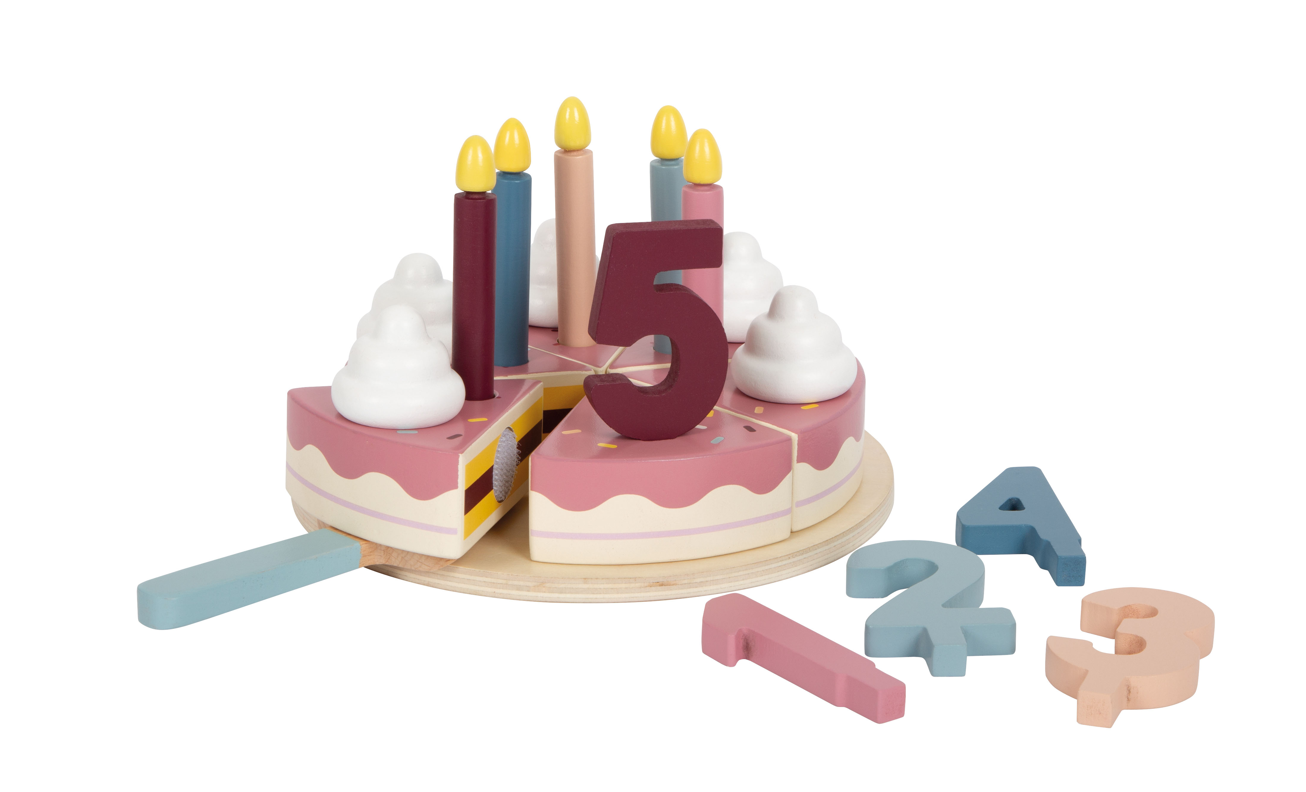 Skizze von Holz-Torte im Maßstab