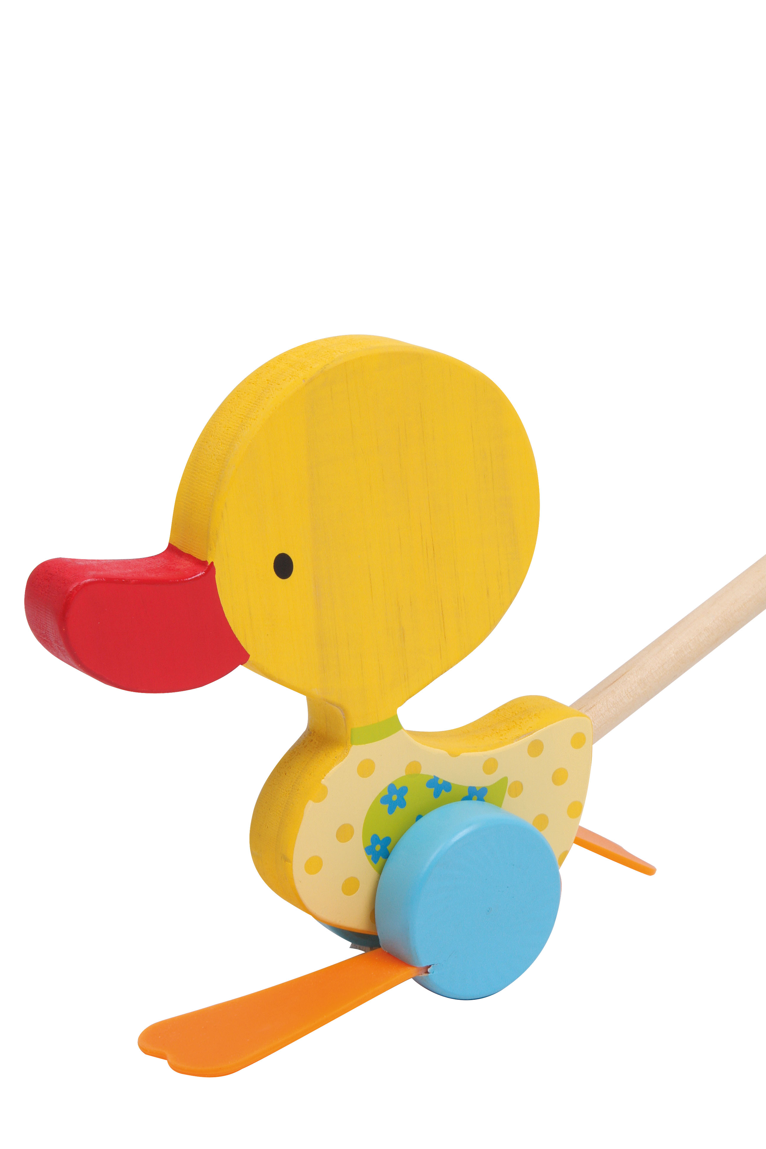 Schiebe-Ente für Kinder zum Laufen lernen