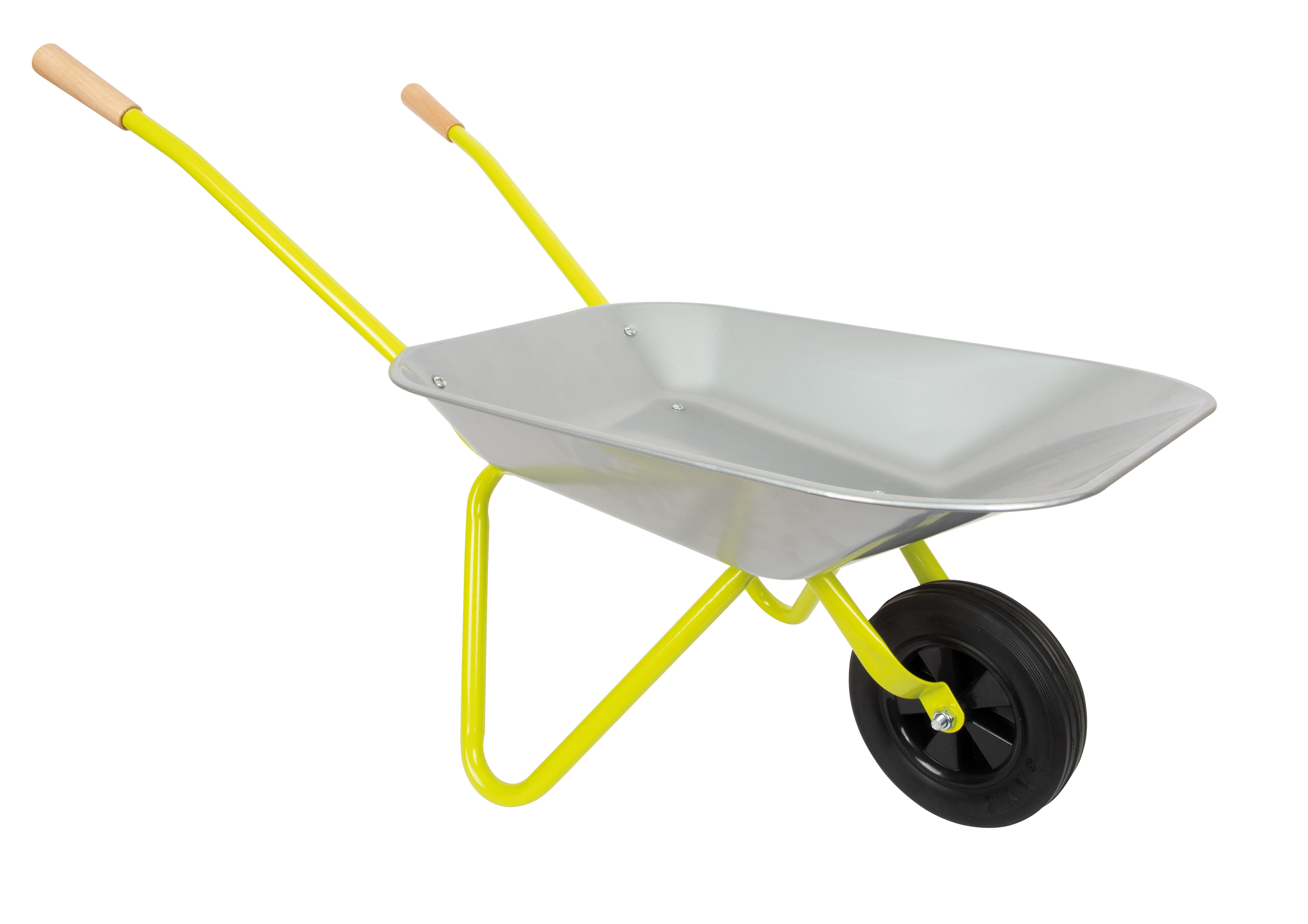 Schubkarre mit Gartenwerkzeug für Kinder