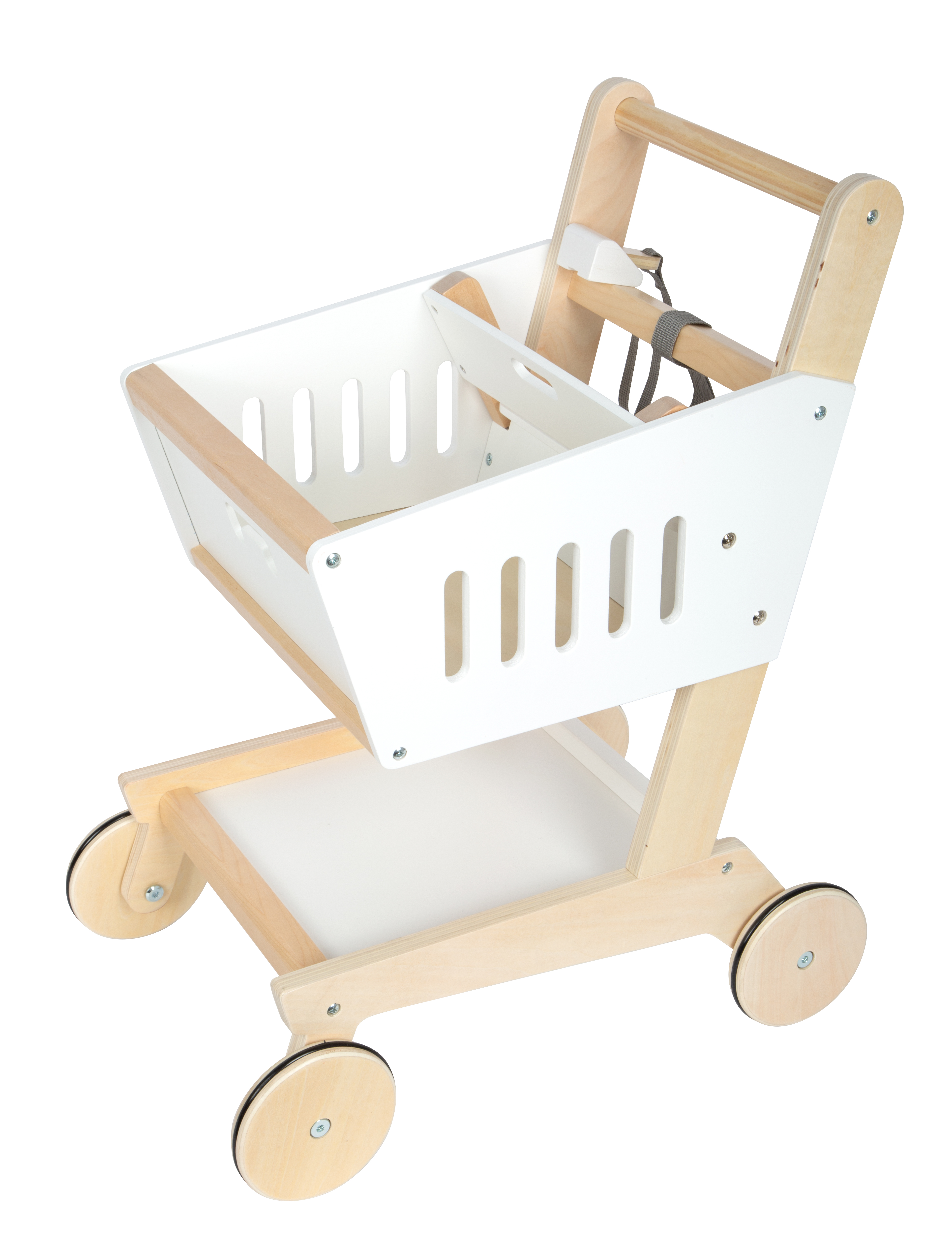Kinderwagen, Wagen, Holz, Weiß, Basket