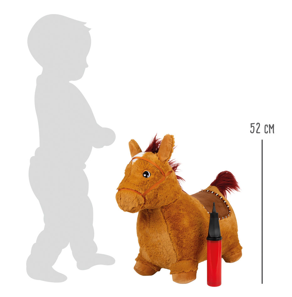 Hüpfpferd Plüsch für Kinder