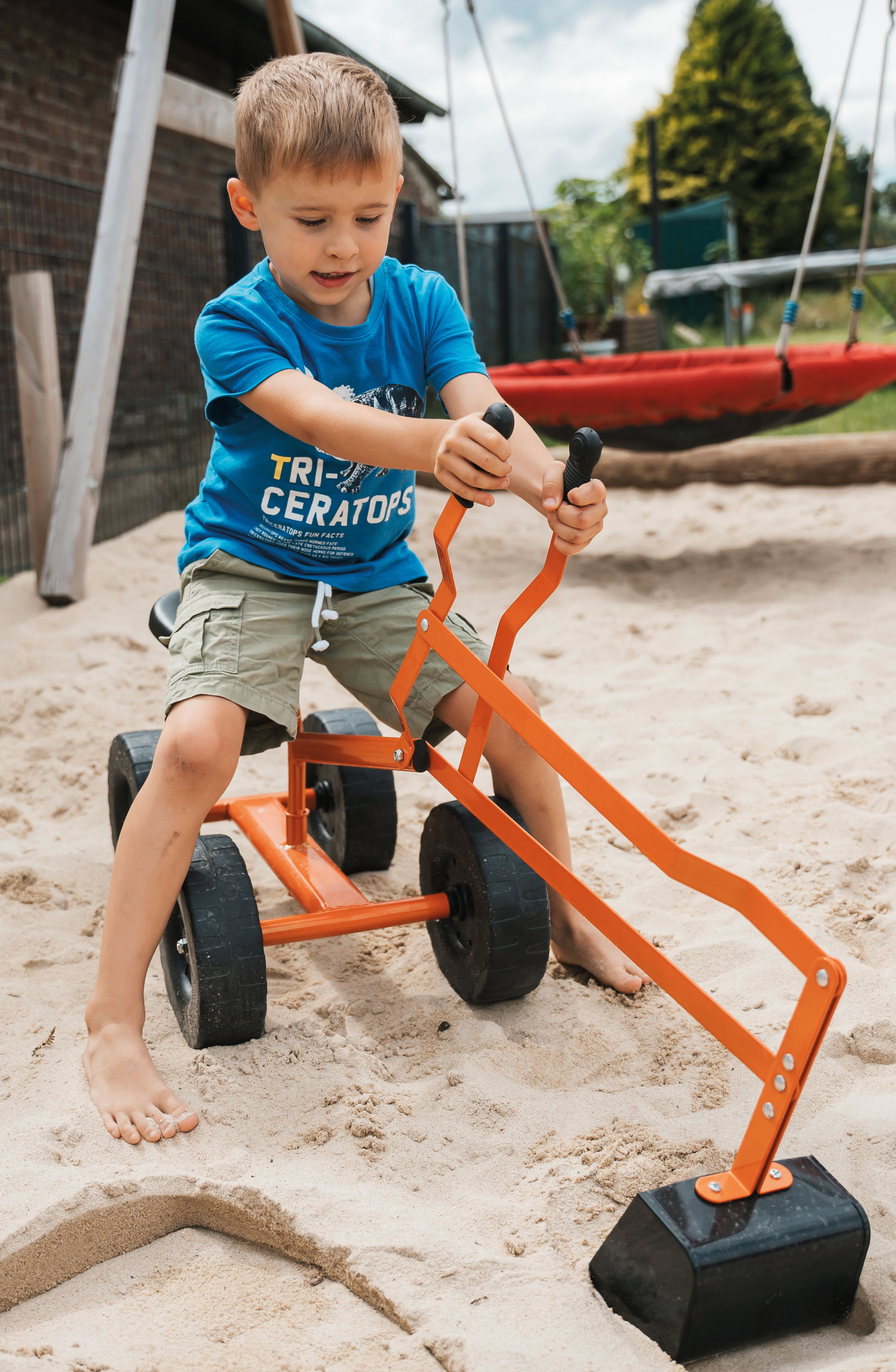 Bagger mit Rädern für Kinder