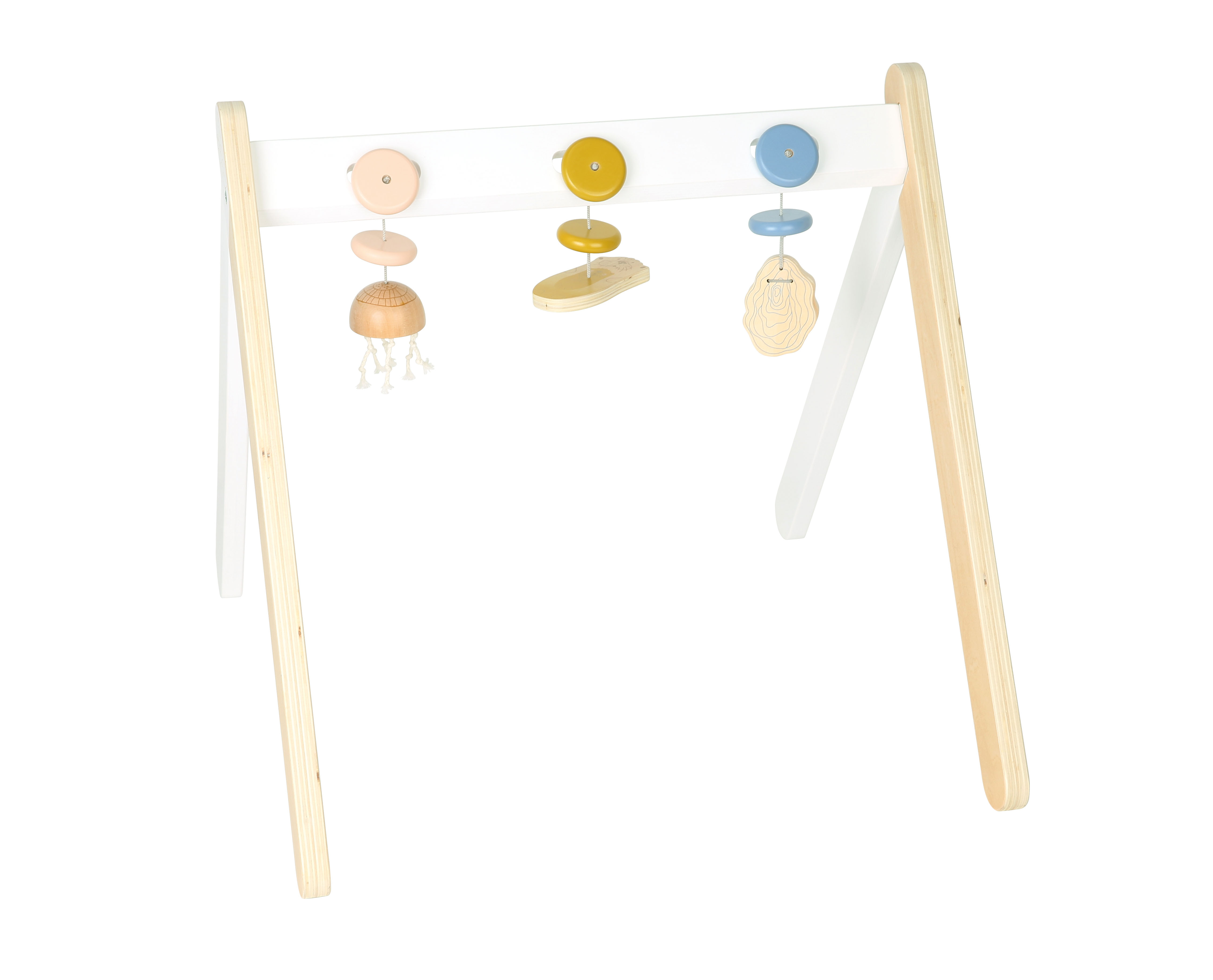 Spielbogen aus Holz zum Thema Unterwasser