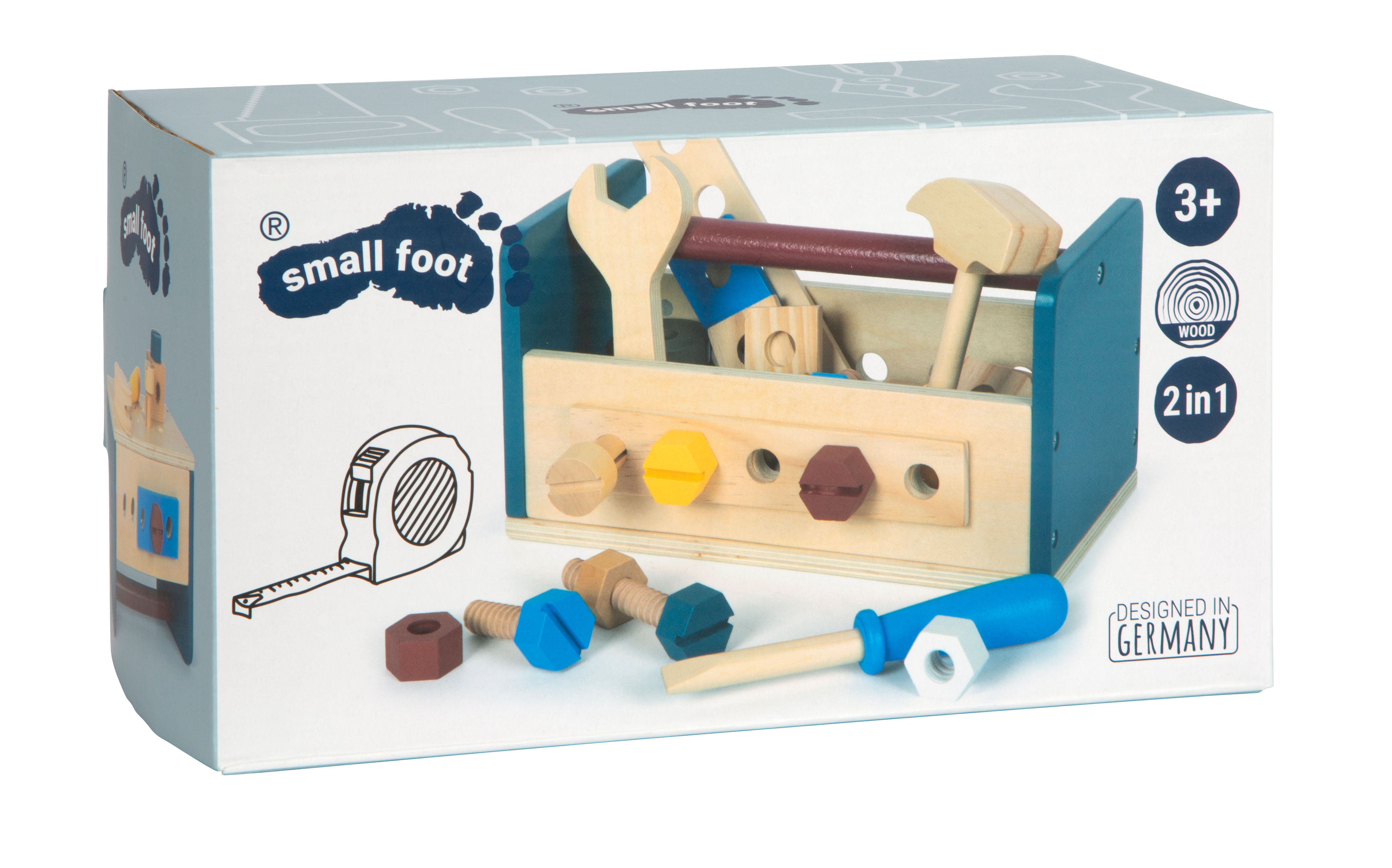 Werkzeugkasten für Kinder aus Holz
