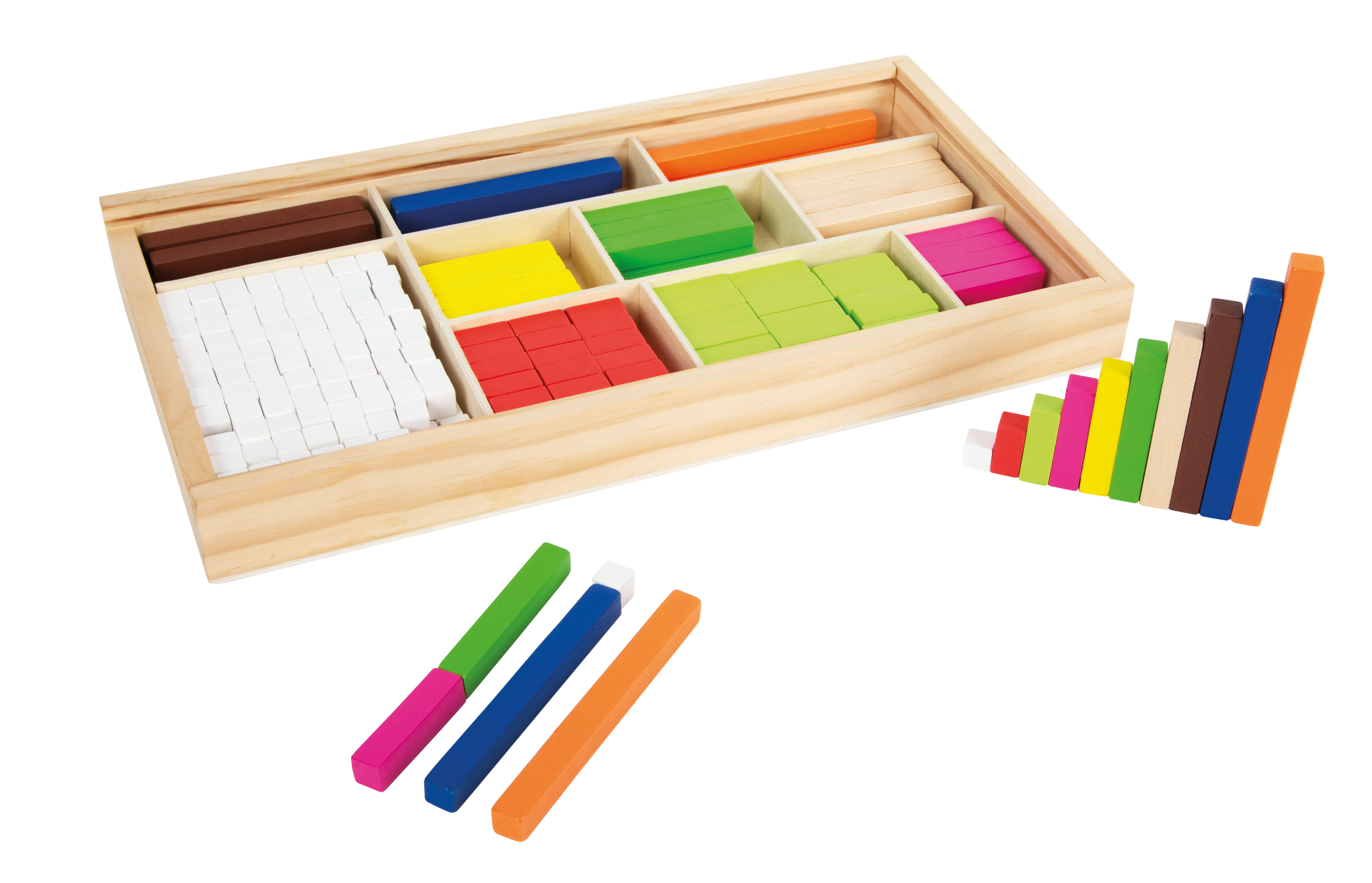 Lernbox Rechenstäbchen für Kinder