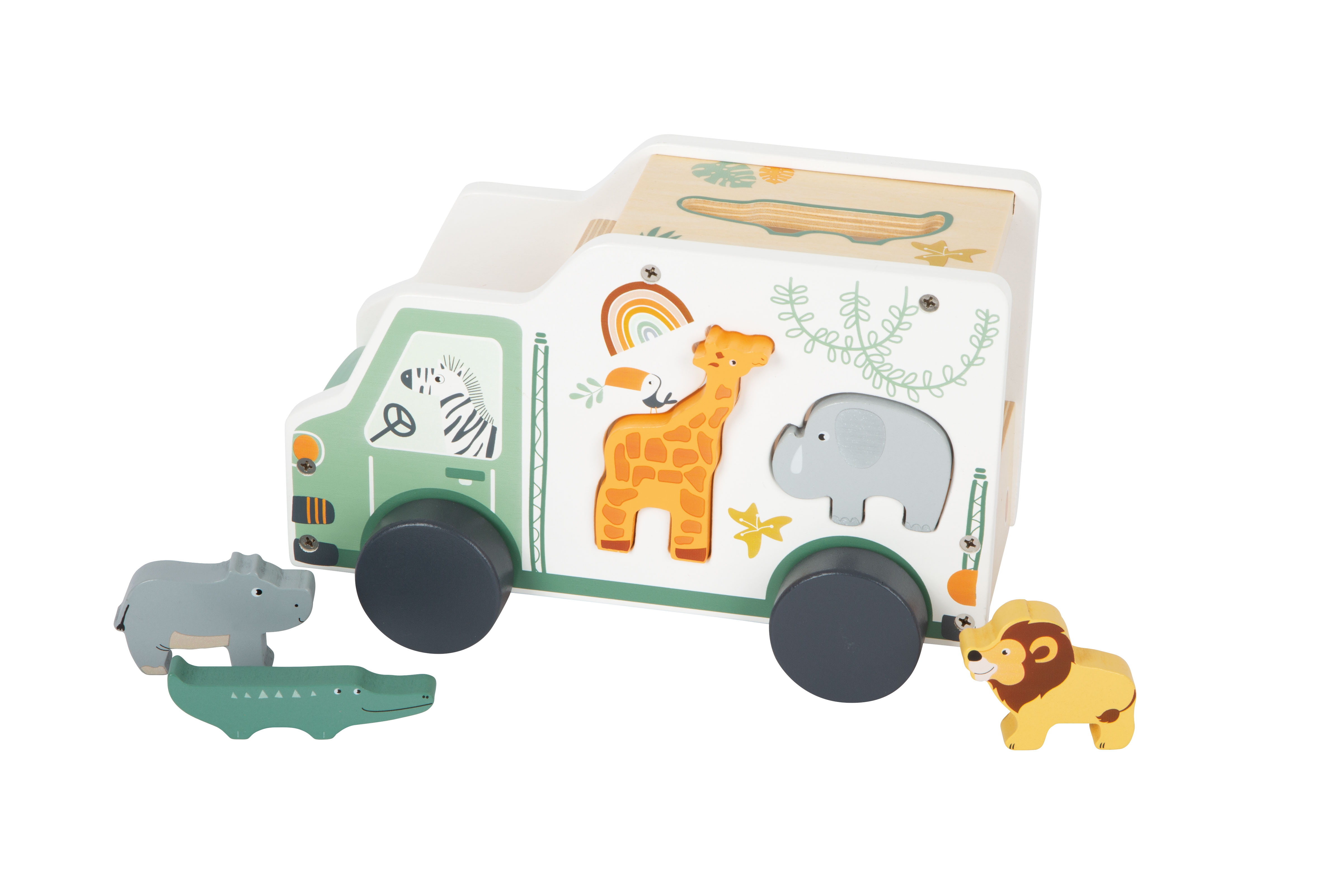 Spielauto und Steckspiel in einem