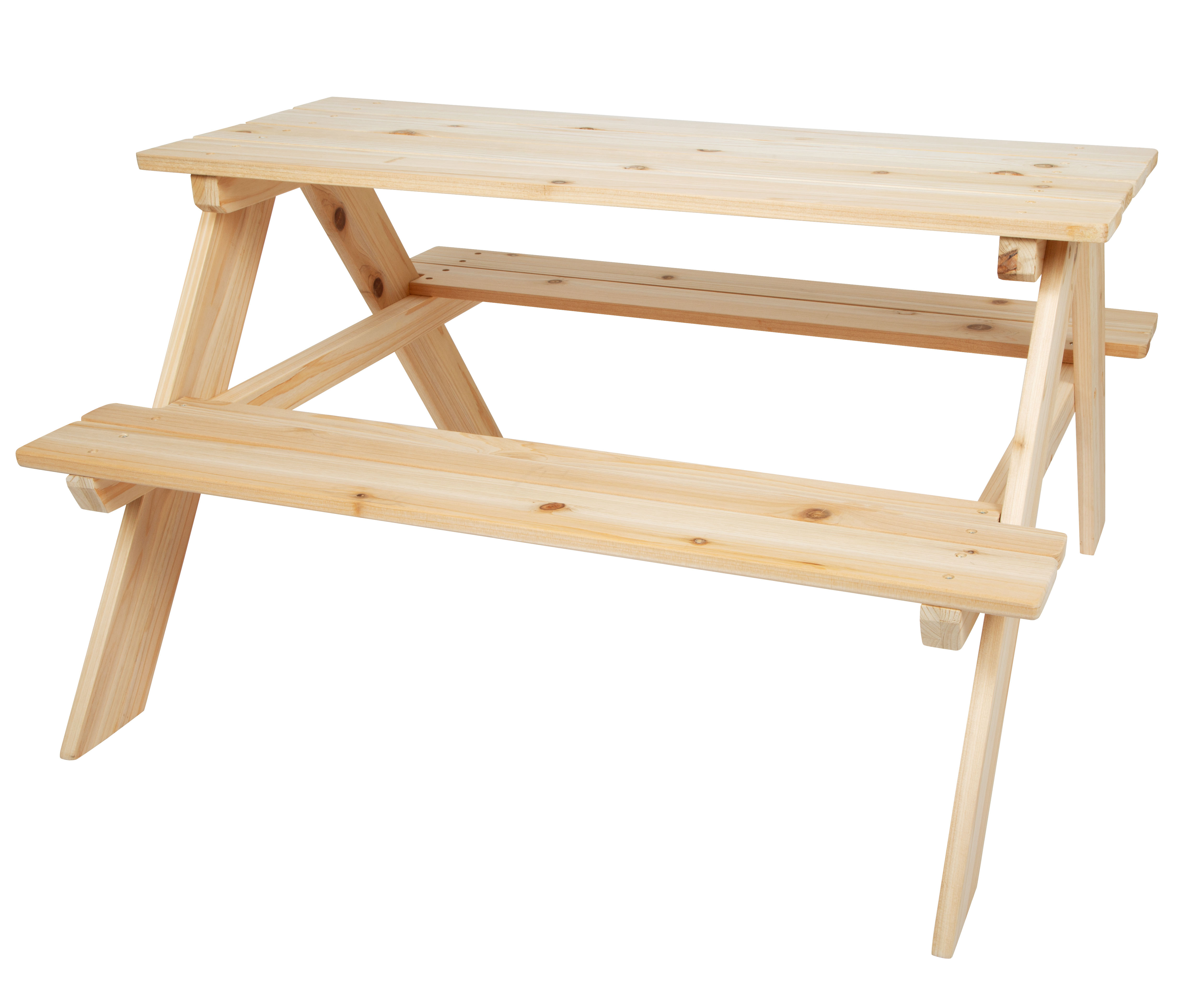 Picknicktisch aus Holz für Kinder