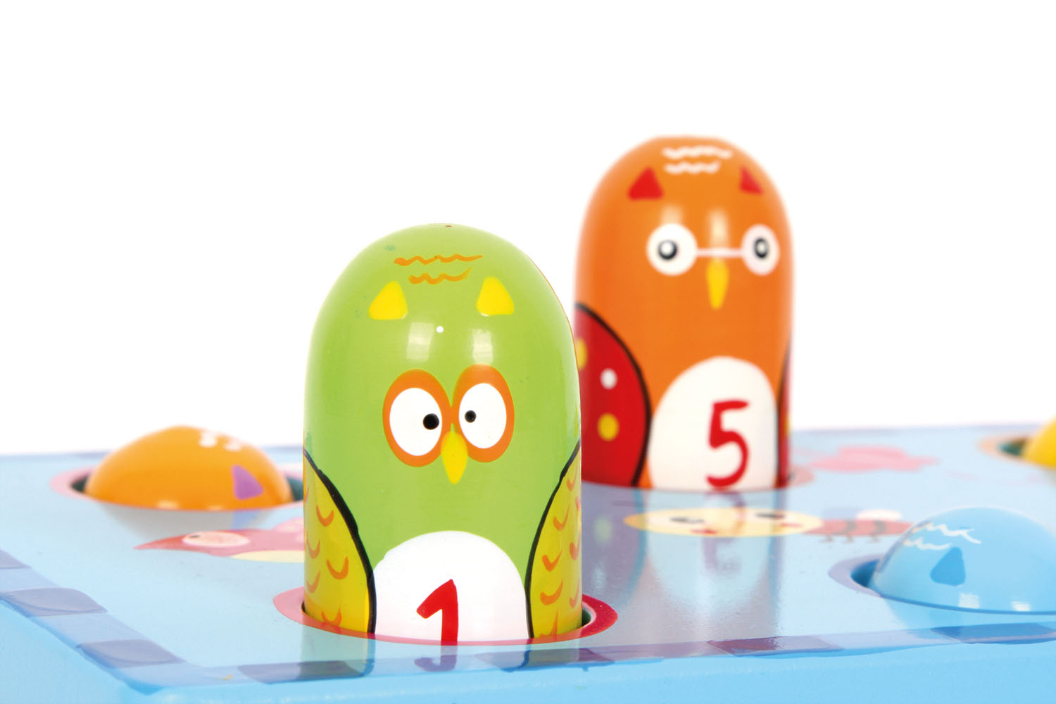 Klopfspiel Hau den Vogel für Kinder