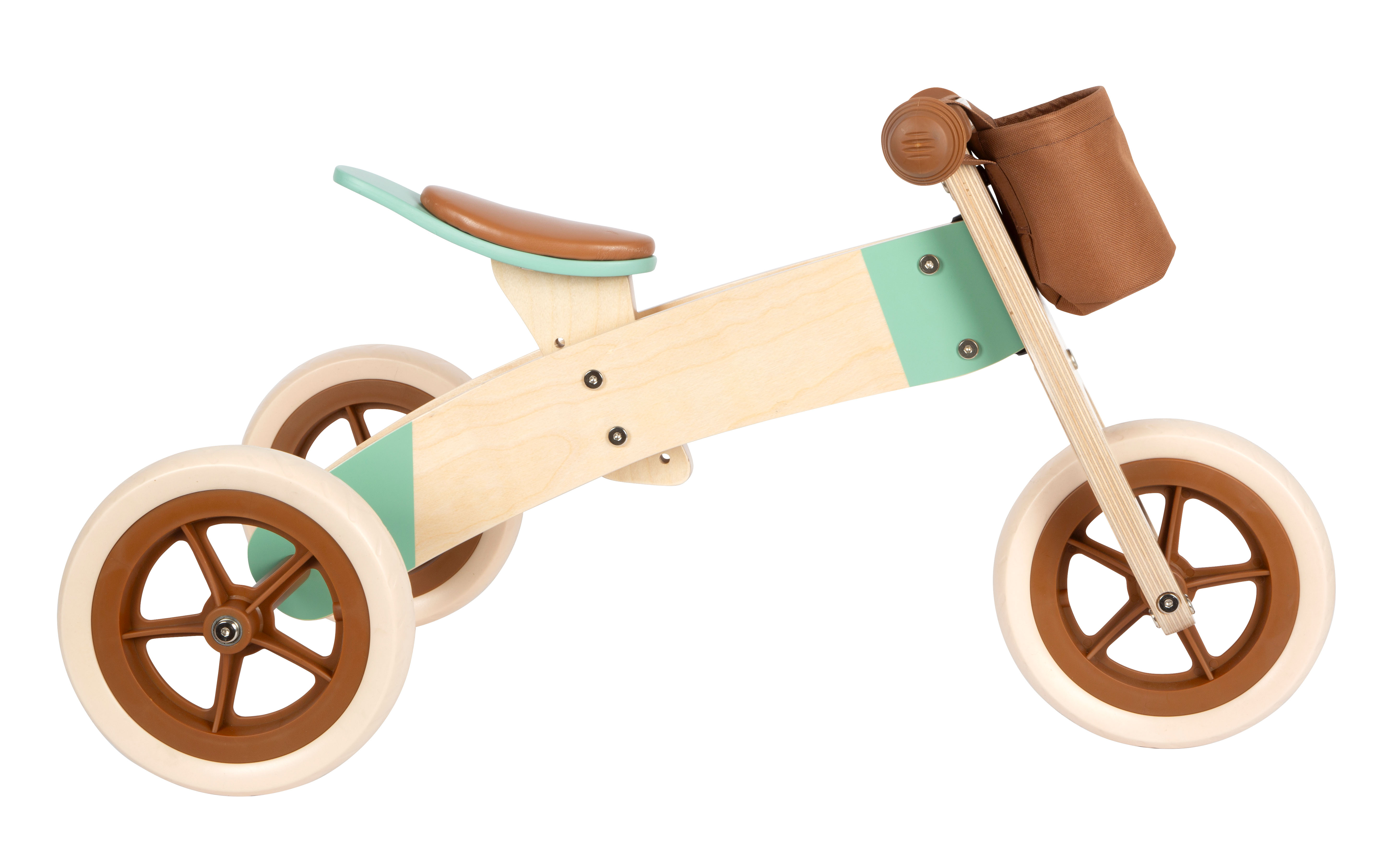 Höhenverstellbares Trike aus Holz für Kinder