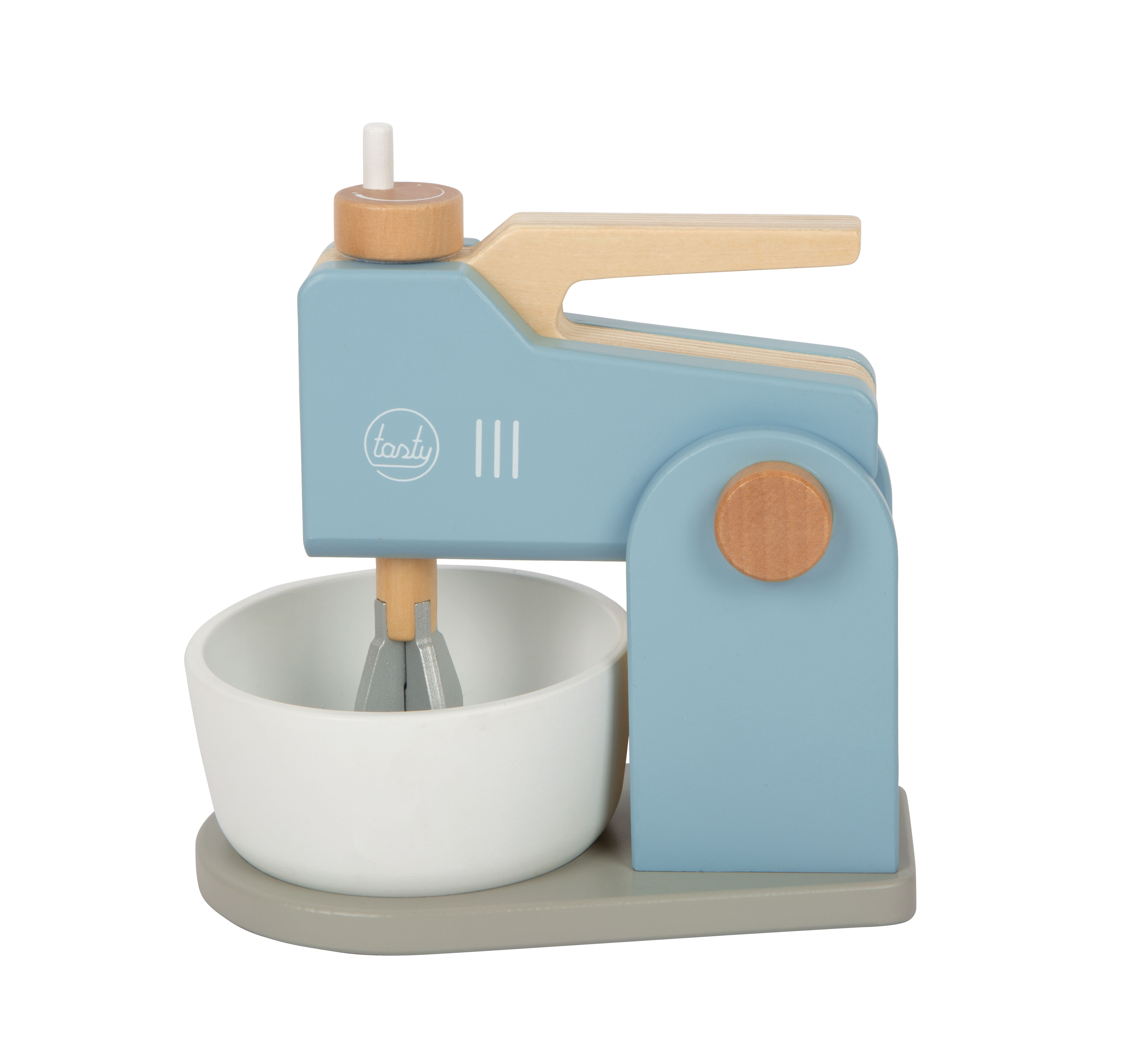 Moderne Küchenmaschine aus Holz für Kinderküche