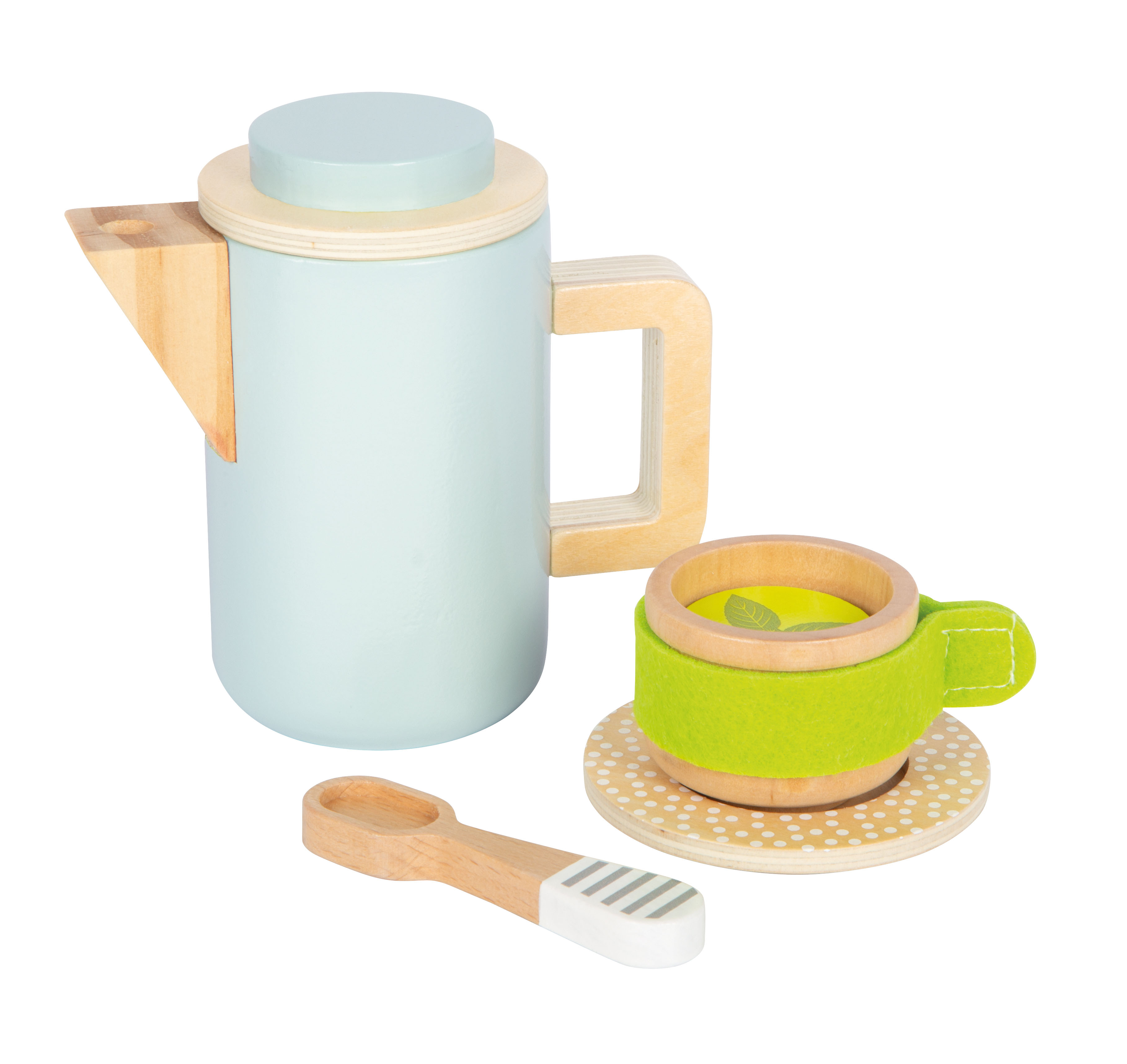 Teekanne und Tasse für Kinderküche