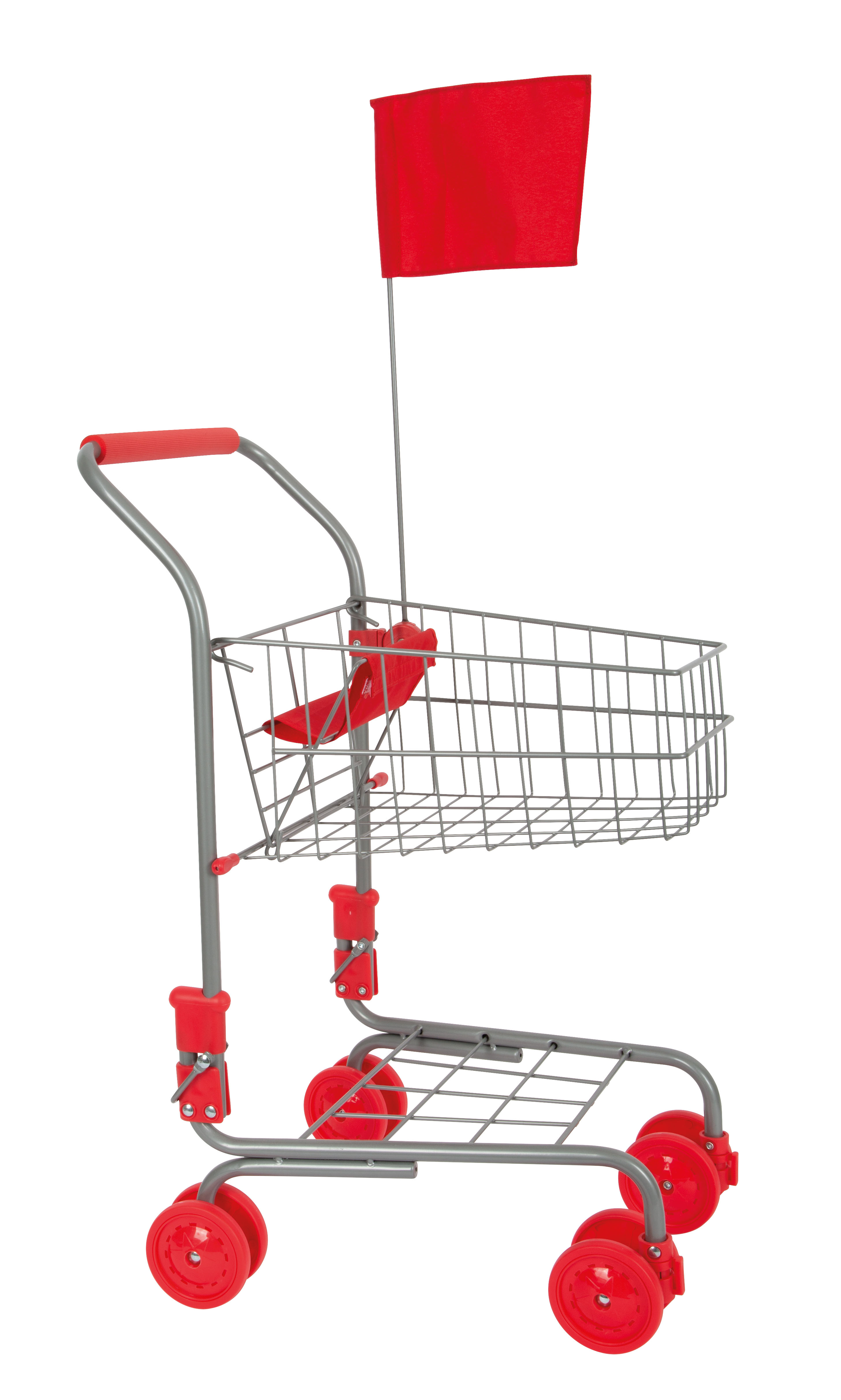 Einkaufswagen silber für Kinder