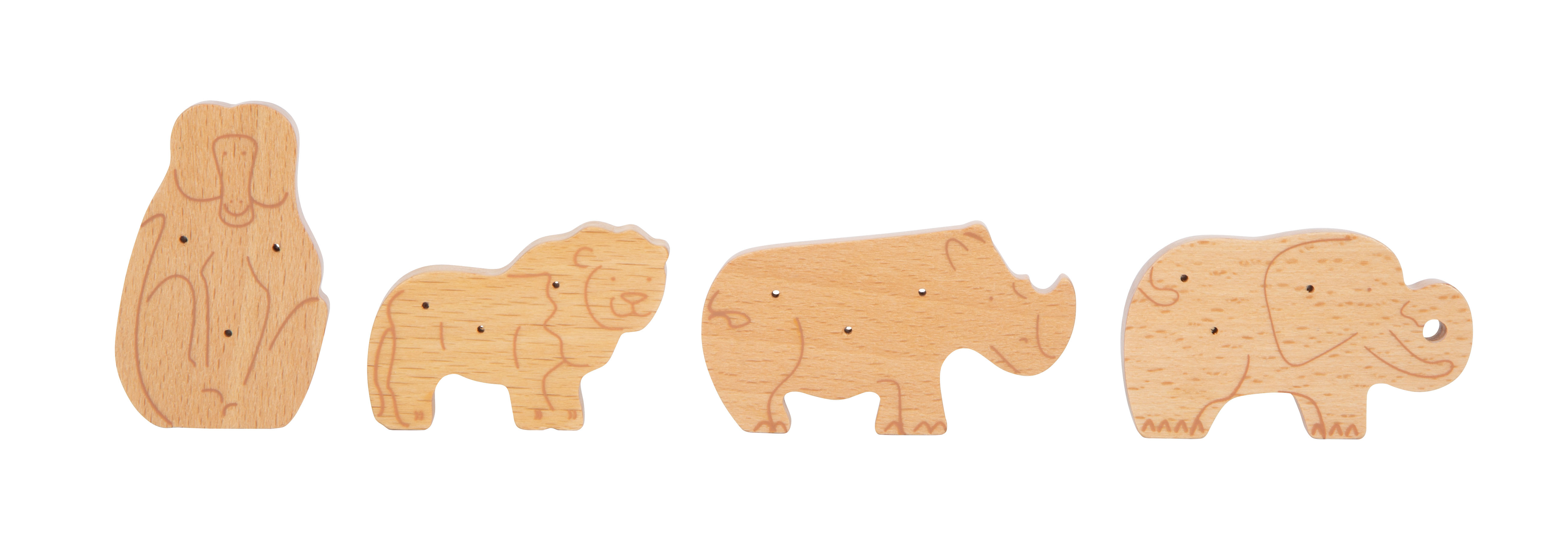 Zookekse aus Holz zum Spielen für Kinder