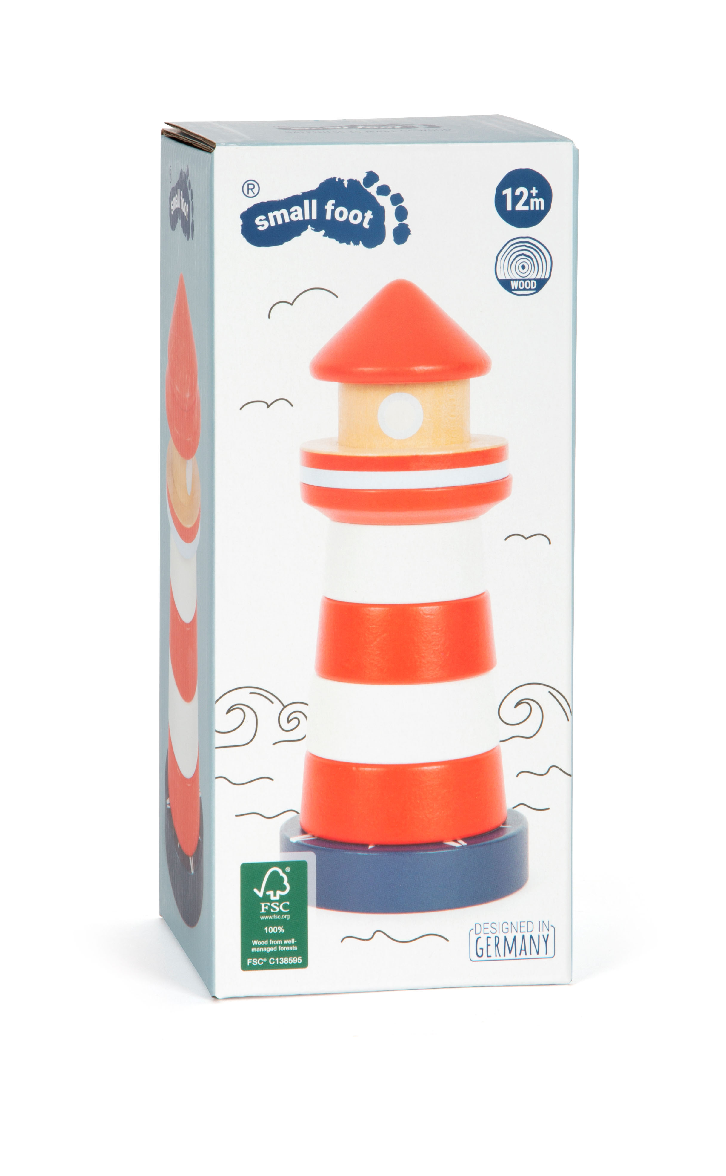 Stapelturm Leuchtturm Großer Ozean für Kinder
