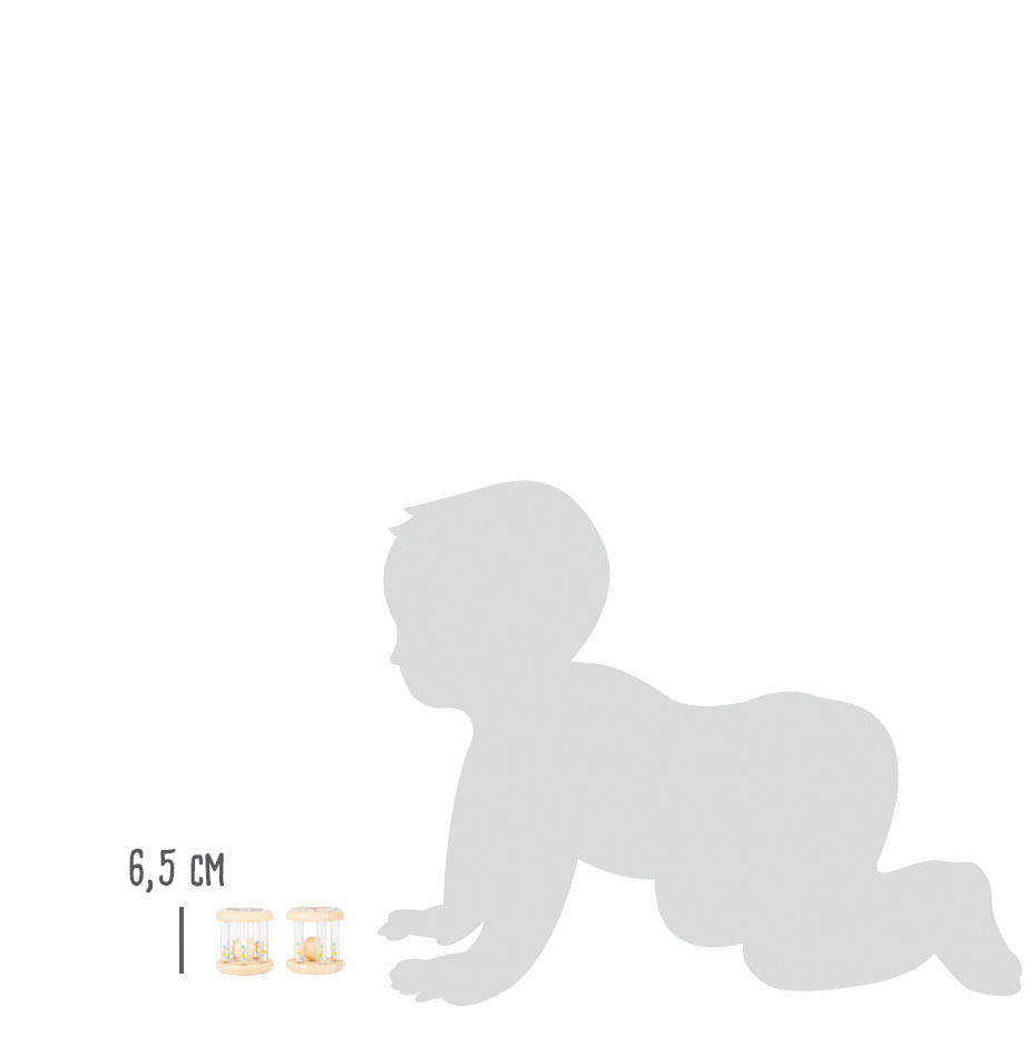 Babyrasseln Tiere Pastell für Kinder