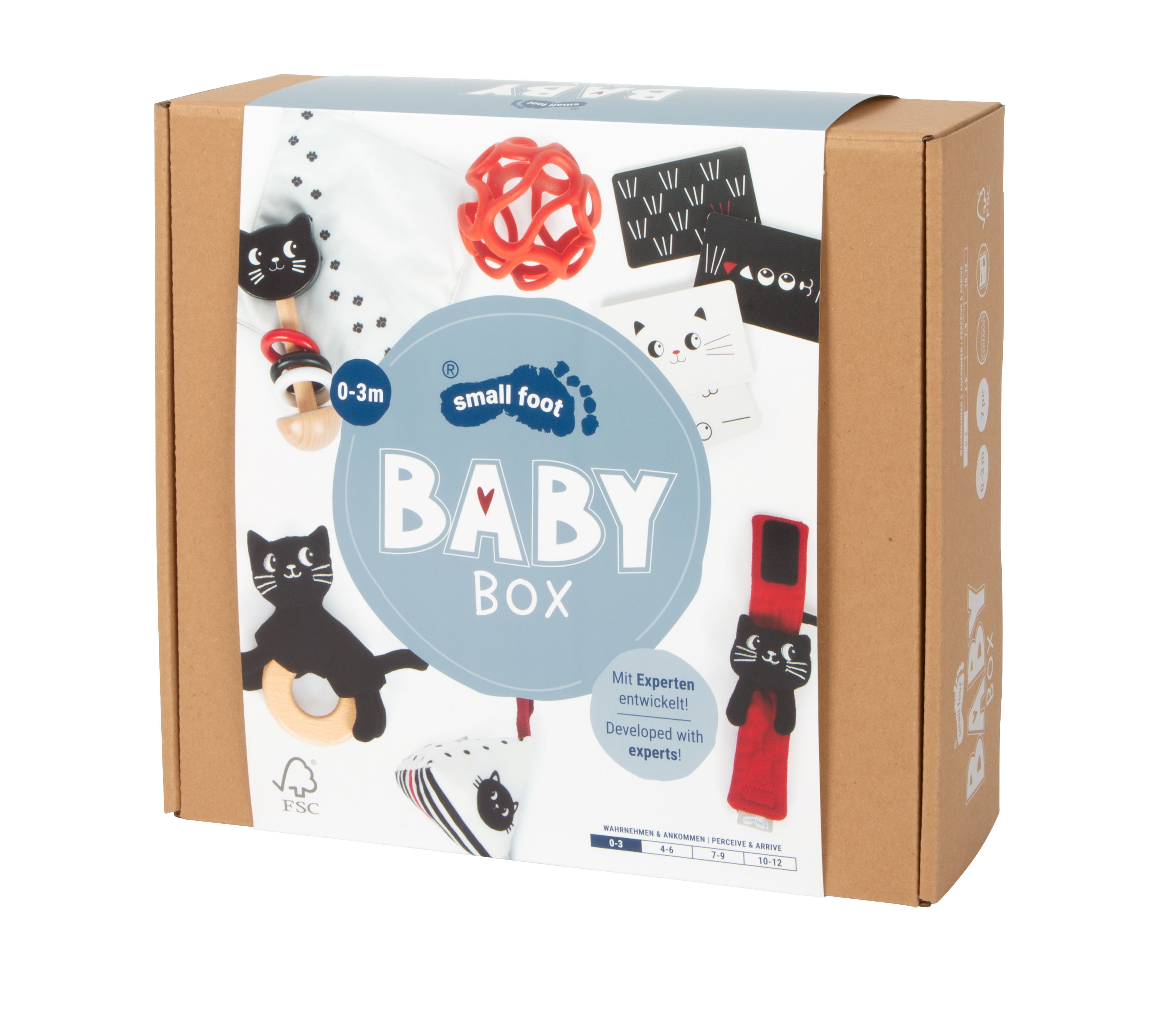 baby box, Totspielzeug, weiches Spielzeug, Katzenspiel, Holzrassel, Baby box, Kleinkind Spielzeug, Babyartikel, Beruhigendes Spielzeug, Katzendesign