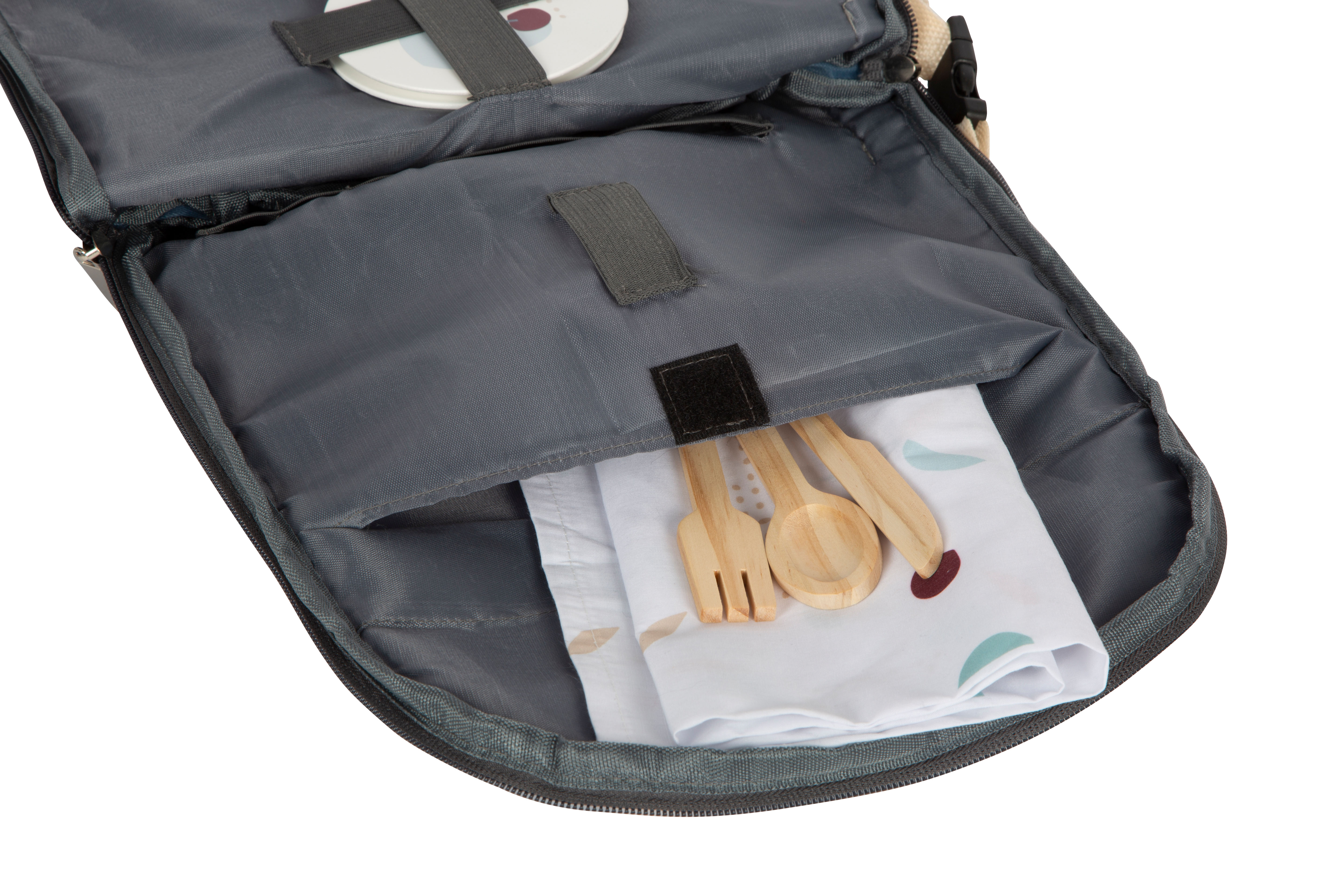 Innenfach Picknickrucksack für Decke und Besteck
