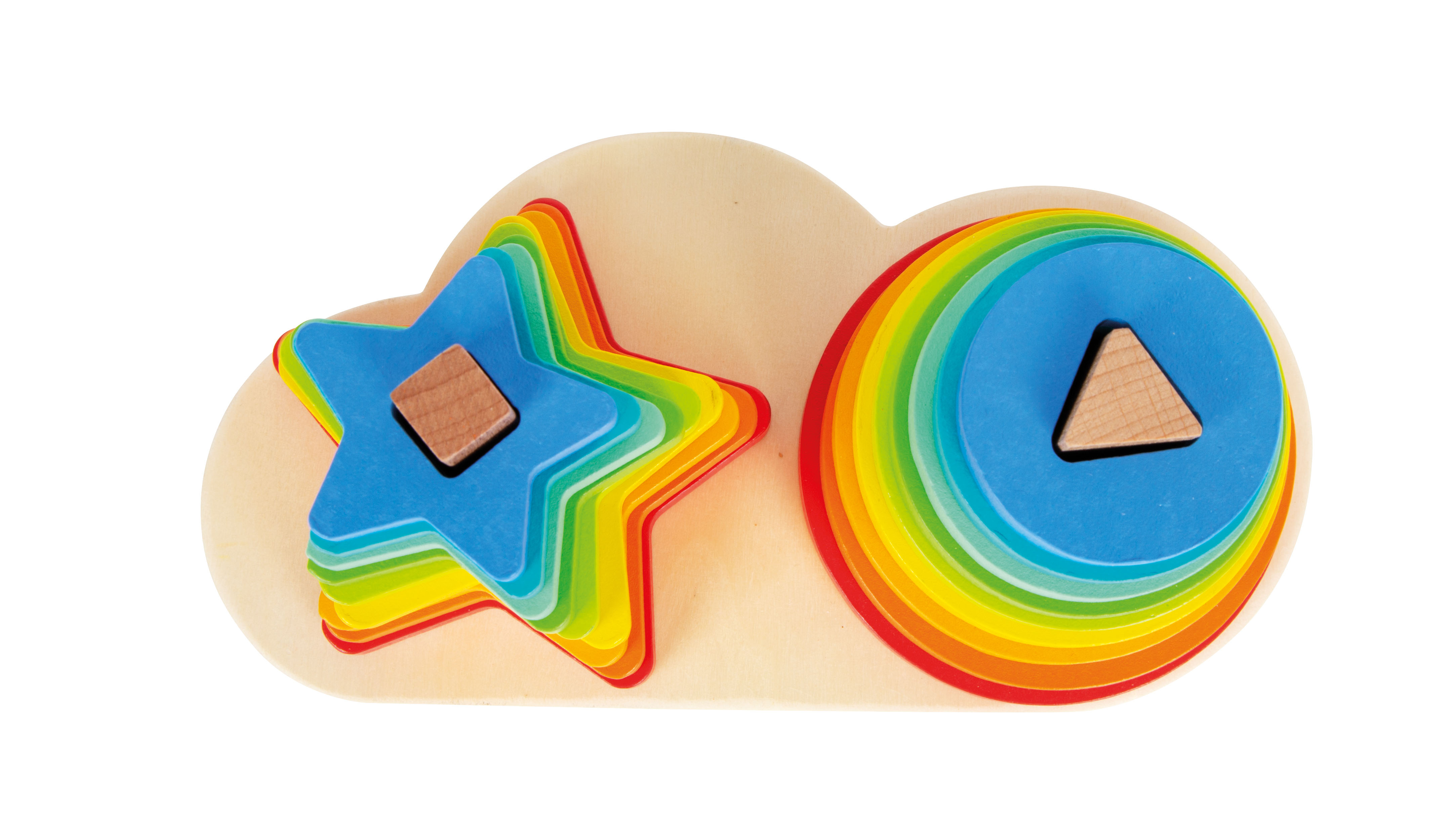 Steckspiel Regenbogen für Kinder